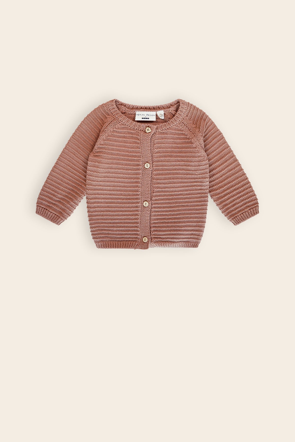 Kiki Gebreid Vest Bruin
