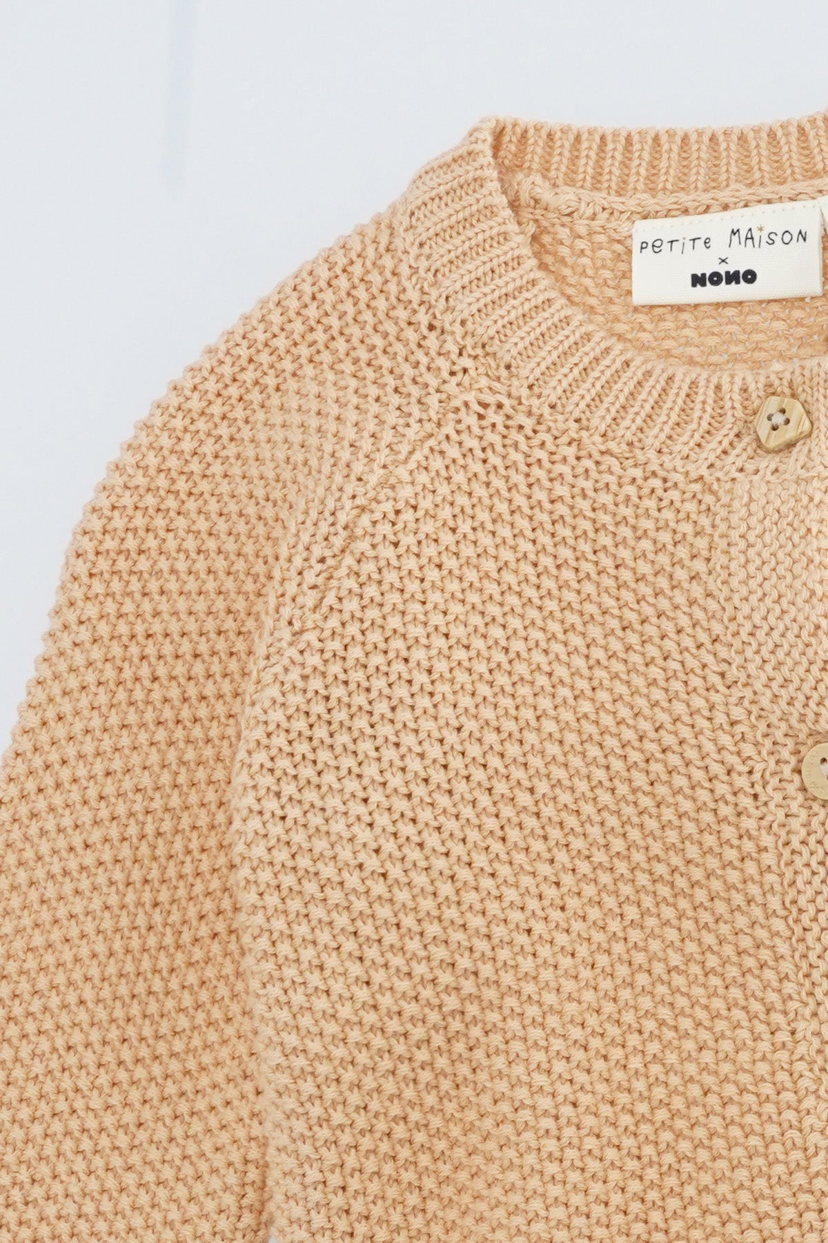 Kiki Gebreid Vest Oranje