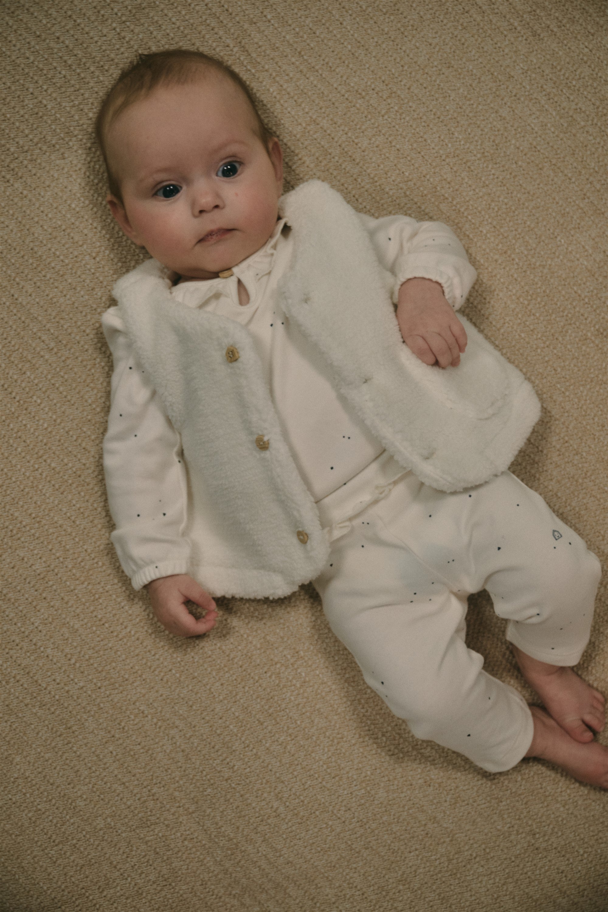 Kato Teddy Gilet Natural White