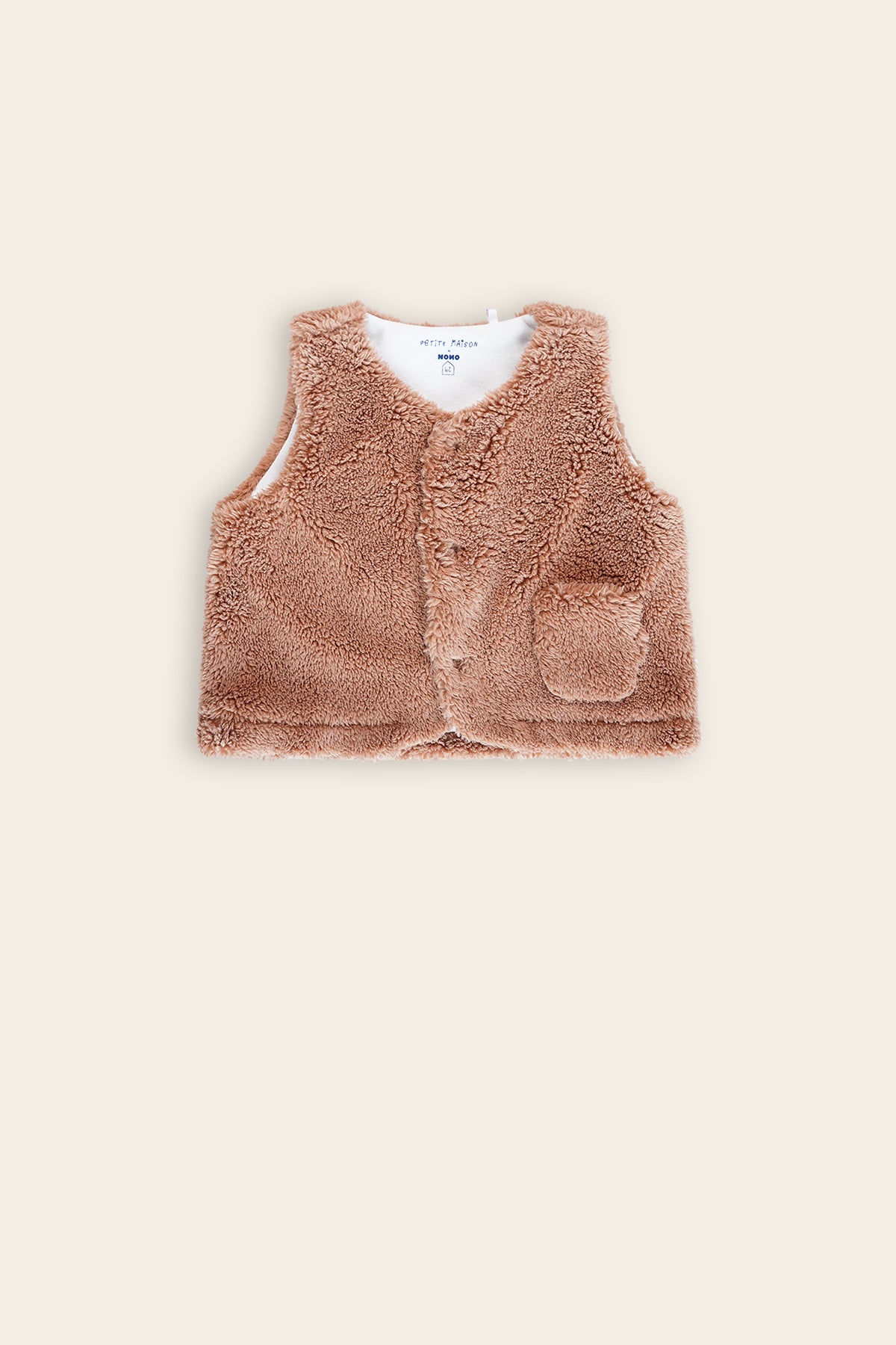 Kato Teddy Gilet Bruin