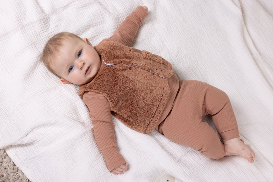 Kato Teddy Gilet Bruin
