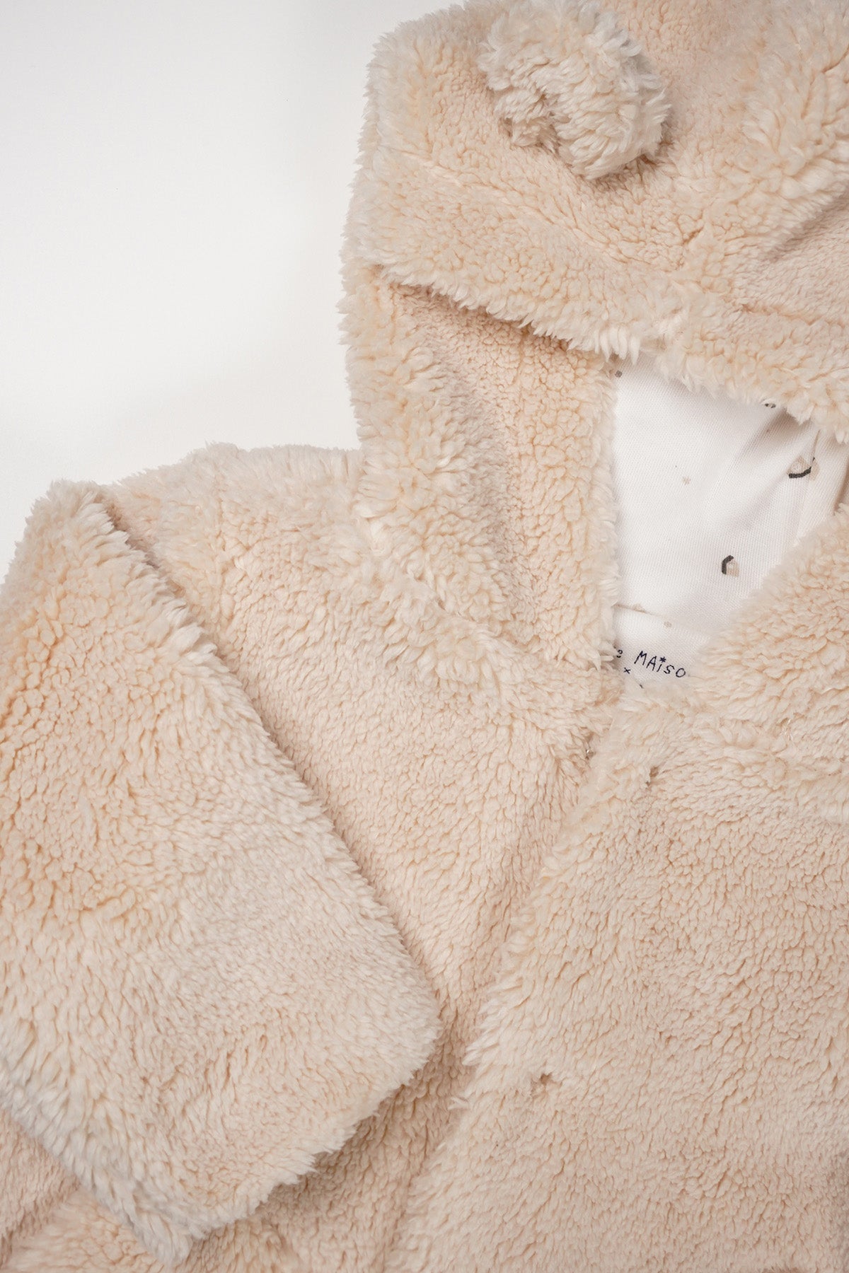 Keddy Teddy Jacket with Hood Oatmeal