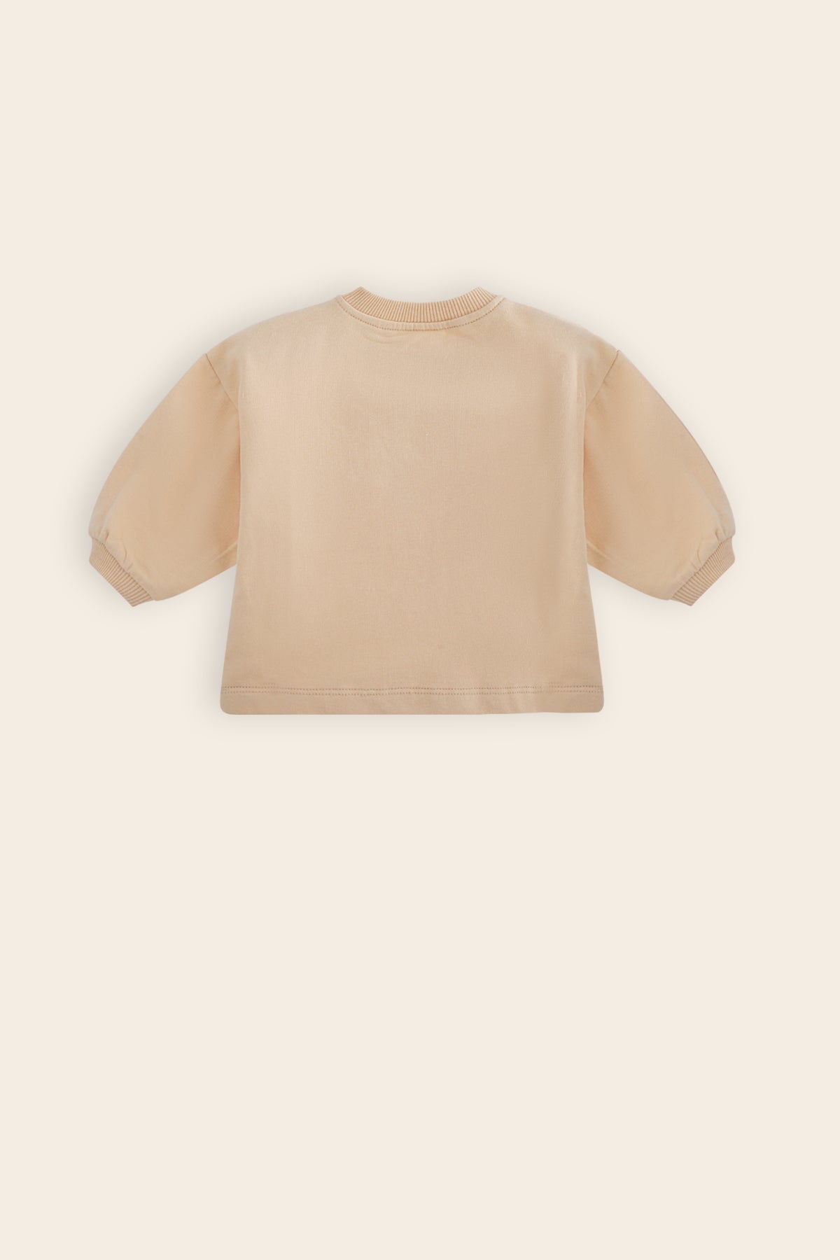 Ker Roomy Sweater met Walvisprint Oranje