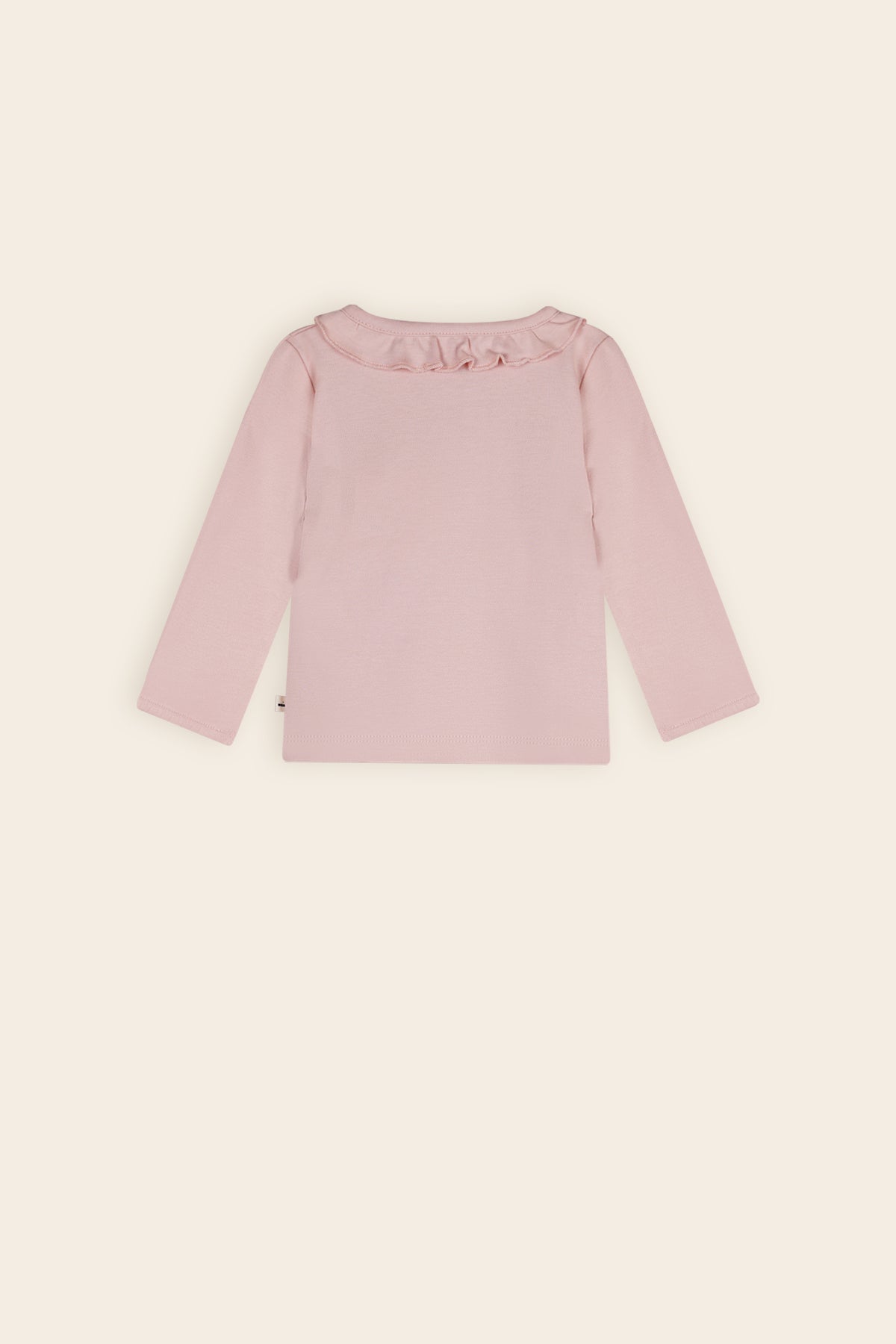 Kaya Tshirt with Ruffle detail Pastel Pink