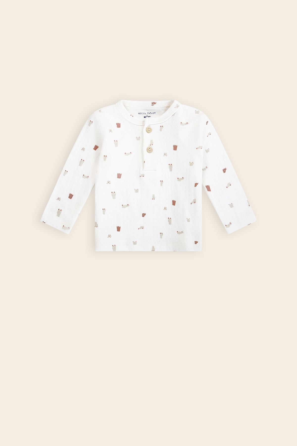 Ko Tshirt met Knoopjes Cars AOP