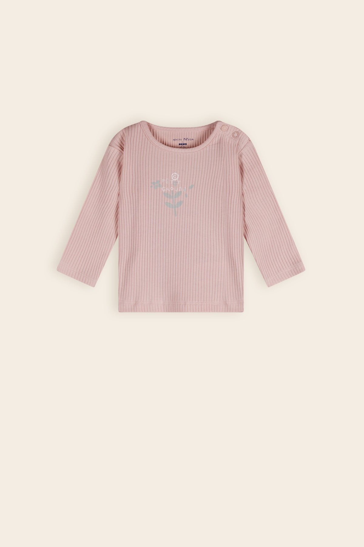 Kokai Rib Jersey Tshirt Pastel Pink