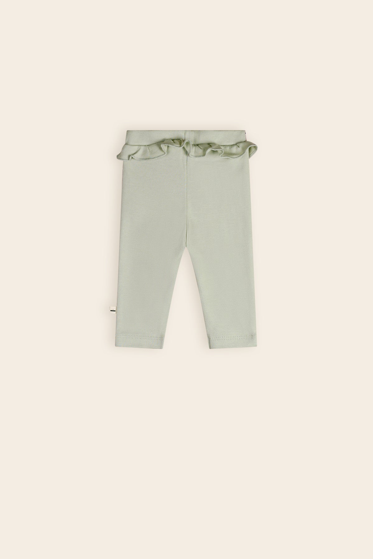 Skyler Jersey Broek met Ruffle Sea Foam