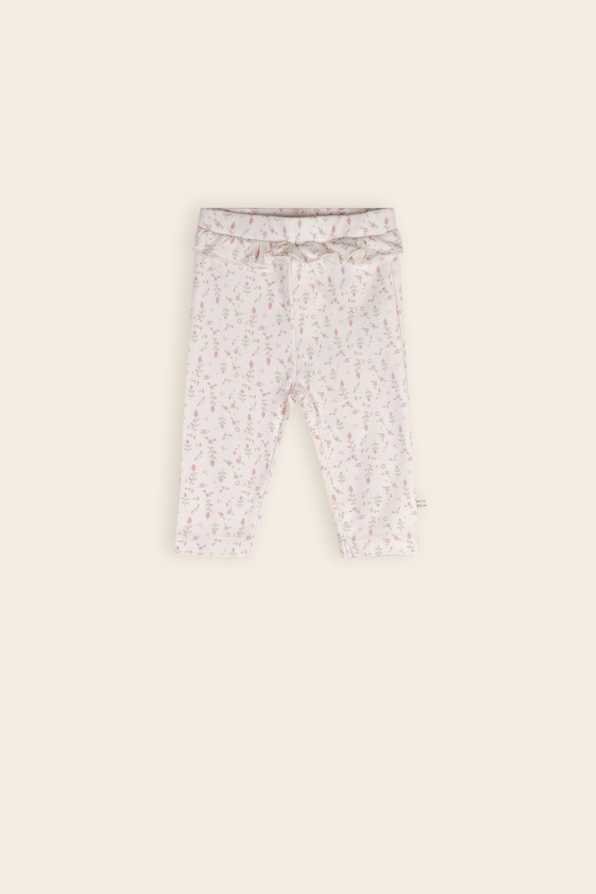 Skyler Jersey Broek met Ruffle Bloemen AOP