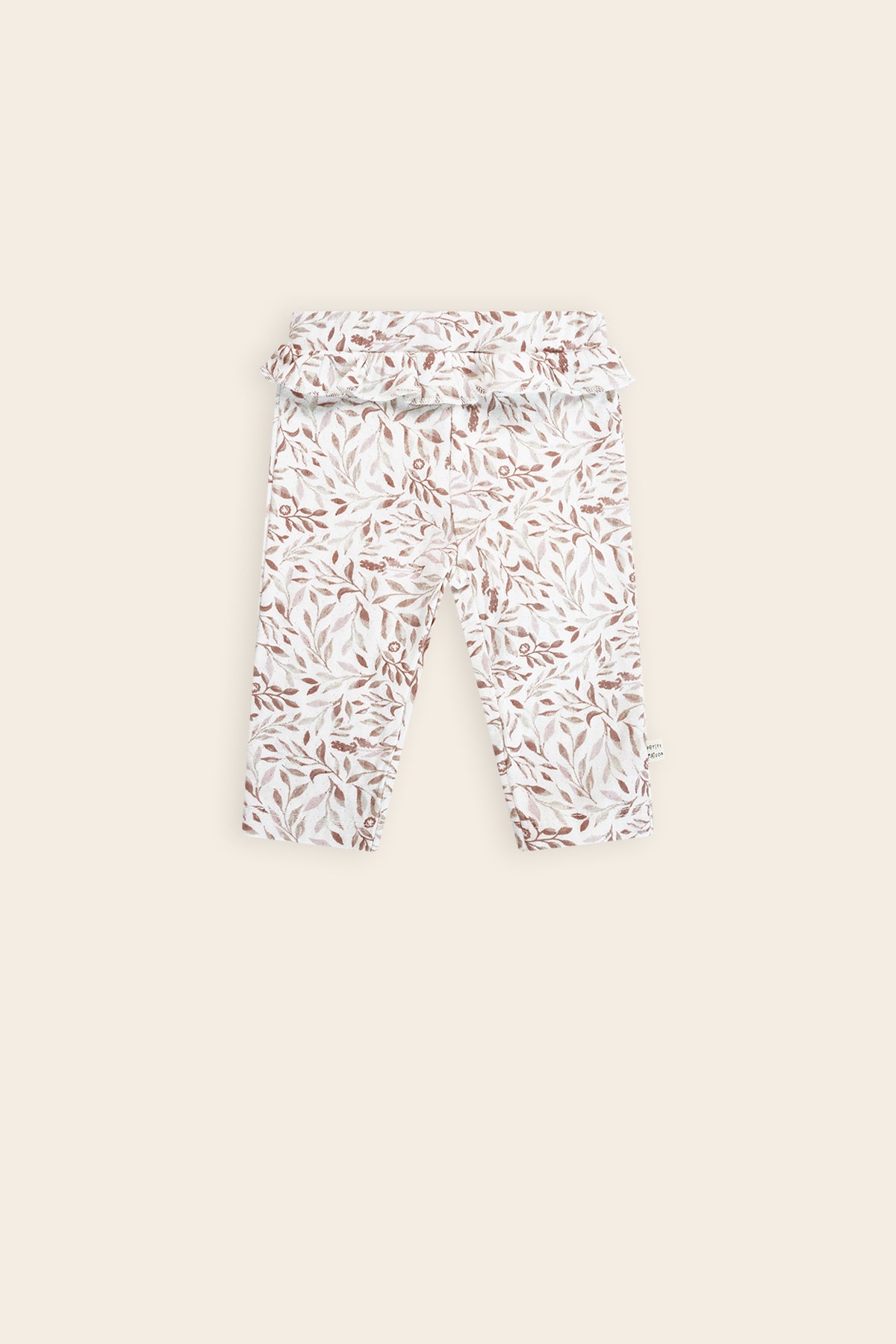 Skyler Jersey Broek met Ruffle Leaves AOP