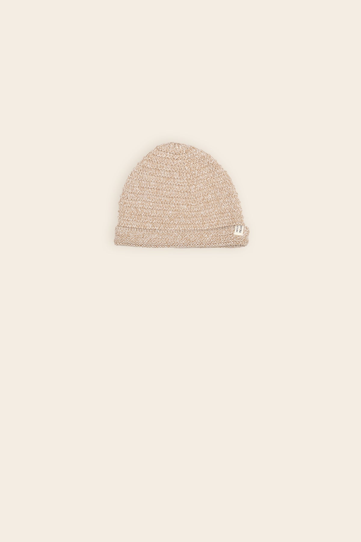 Baby Knitted Hat Oatmeal