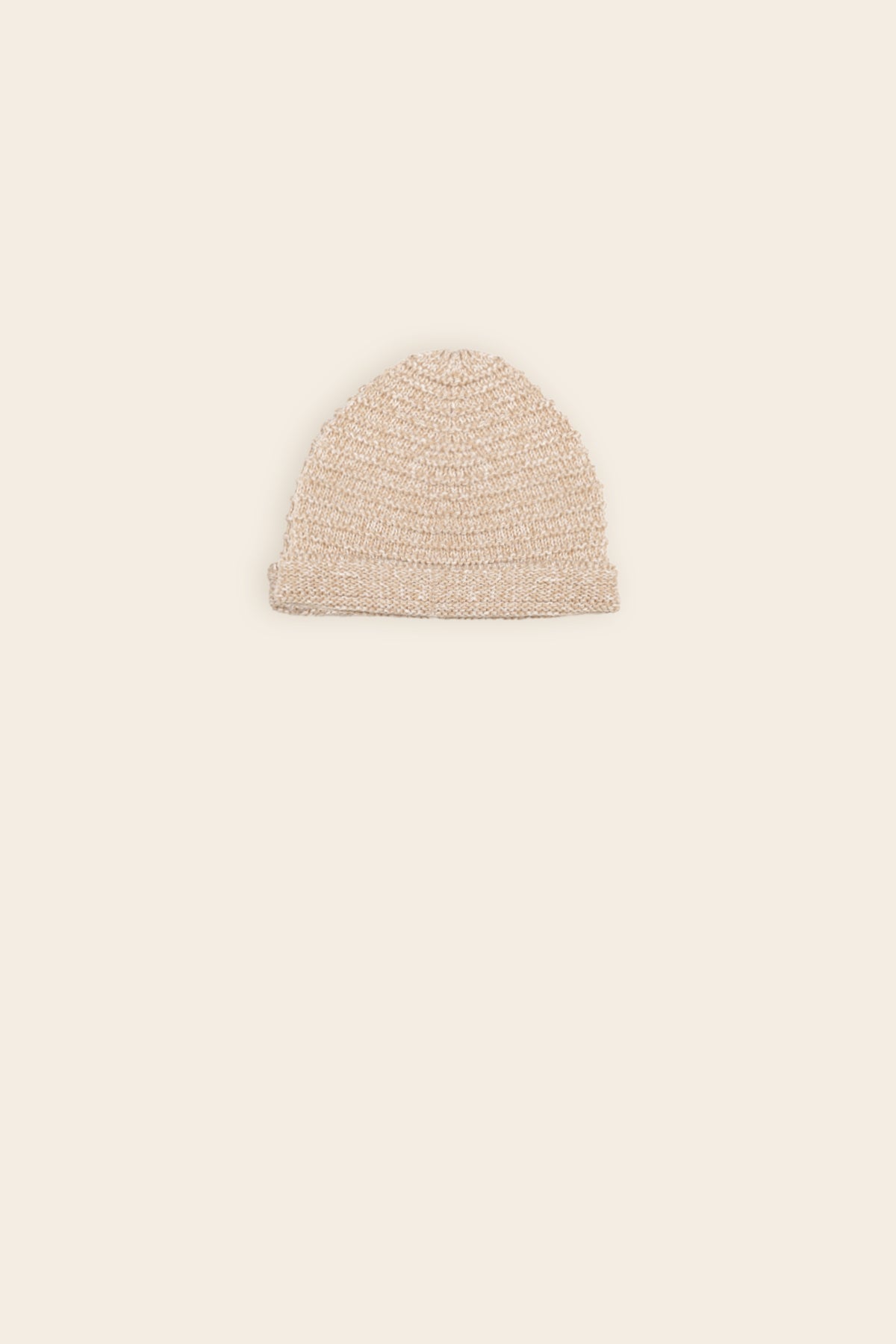 Baby Knitted Hat Oatmeal