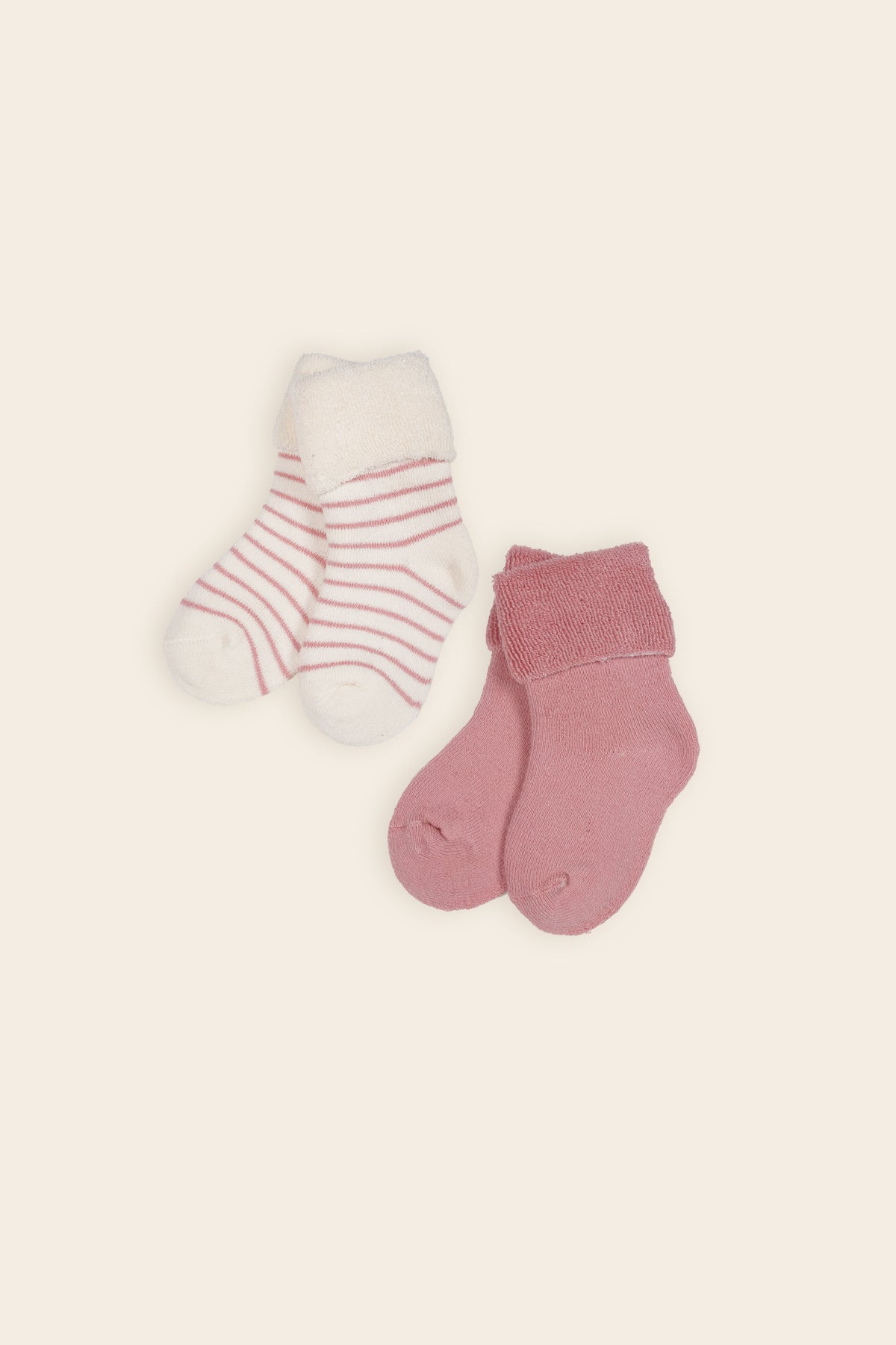 Rocks 2-pack Socks Pastel Pink