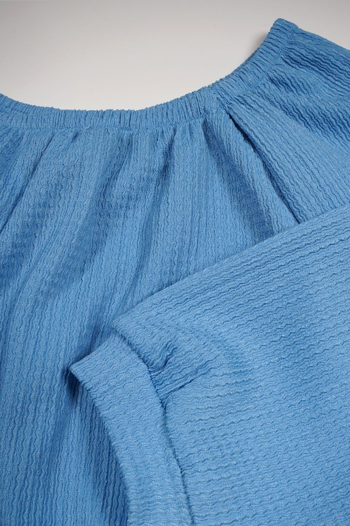 Knew Boat Neck Jersey Top Blue