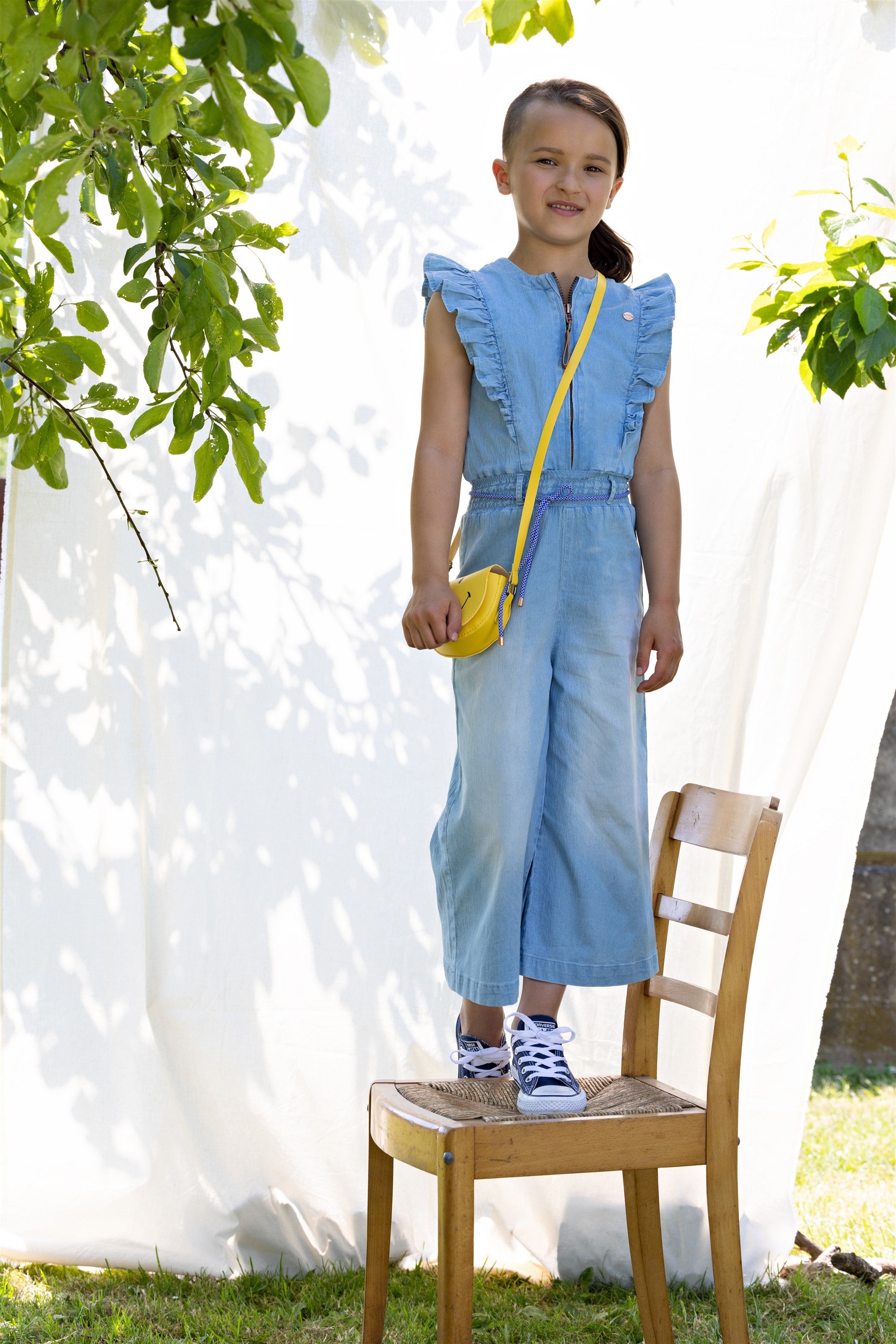 Sasa Blue Denim Jumpsuit