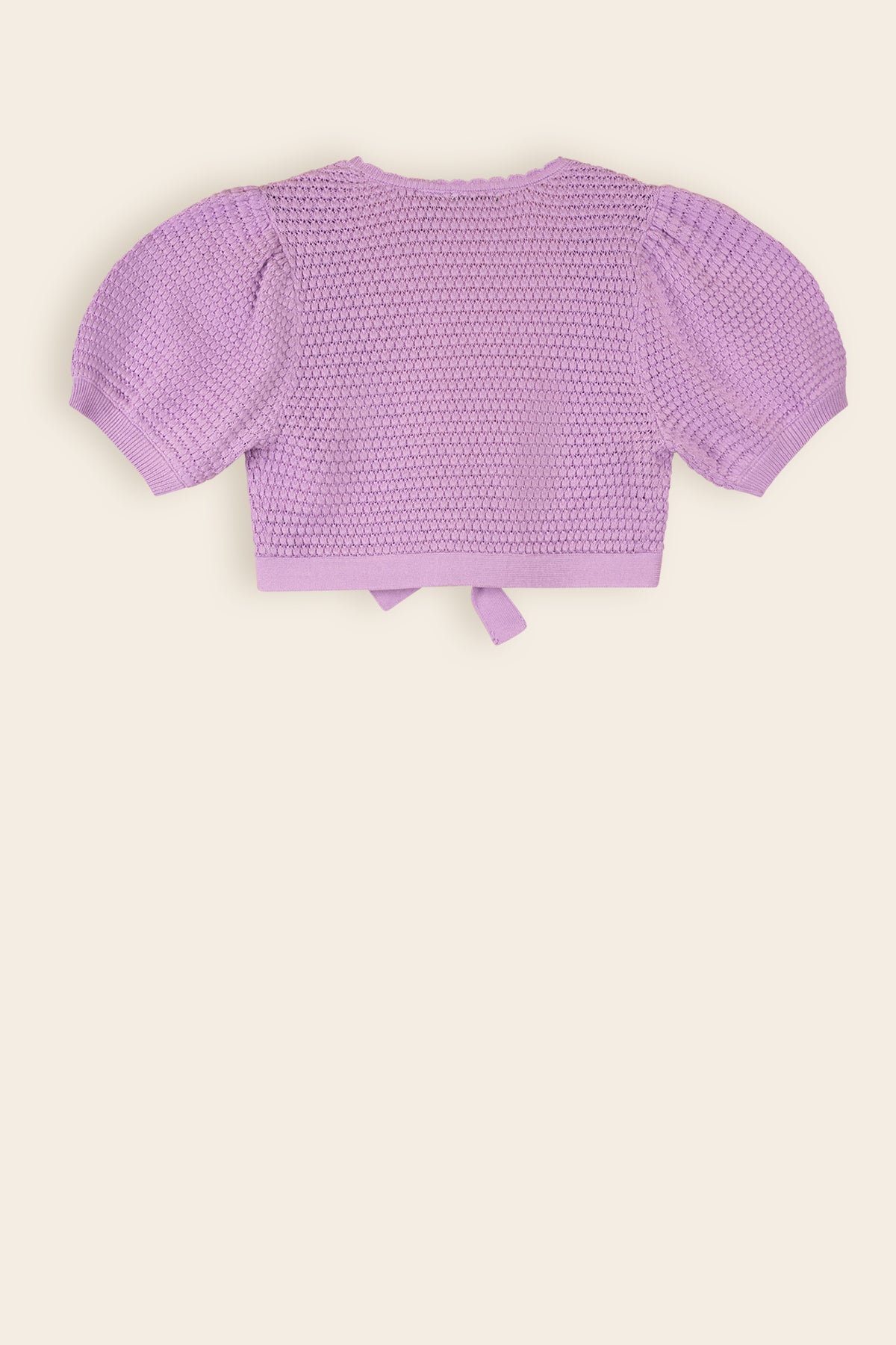 Azra Wrap Crop Vest Lilac