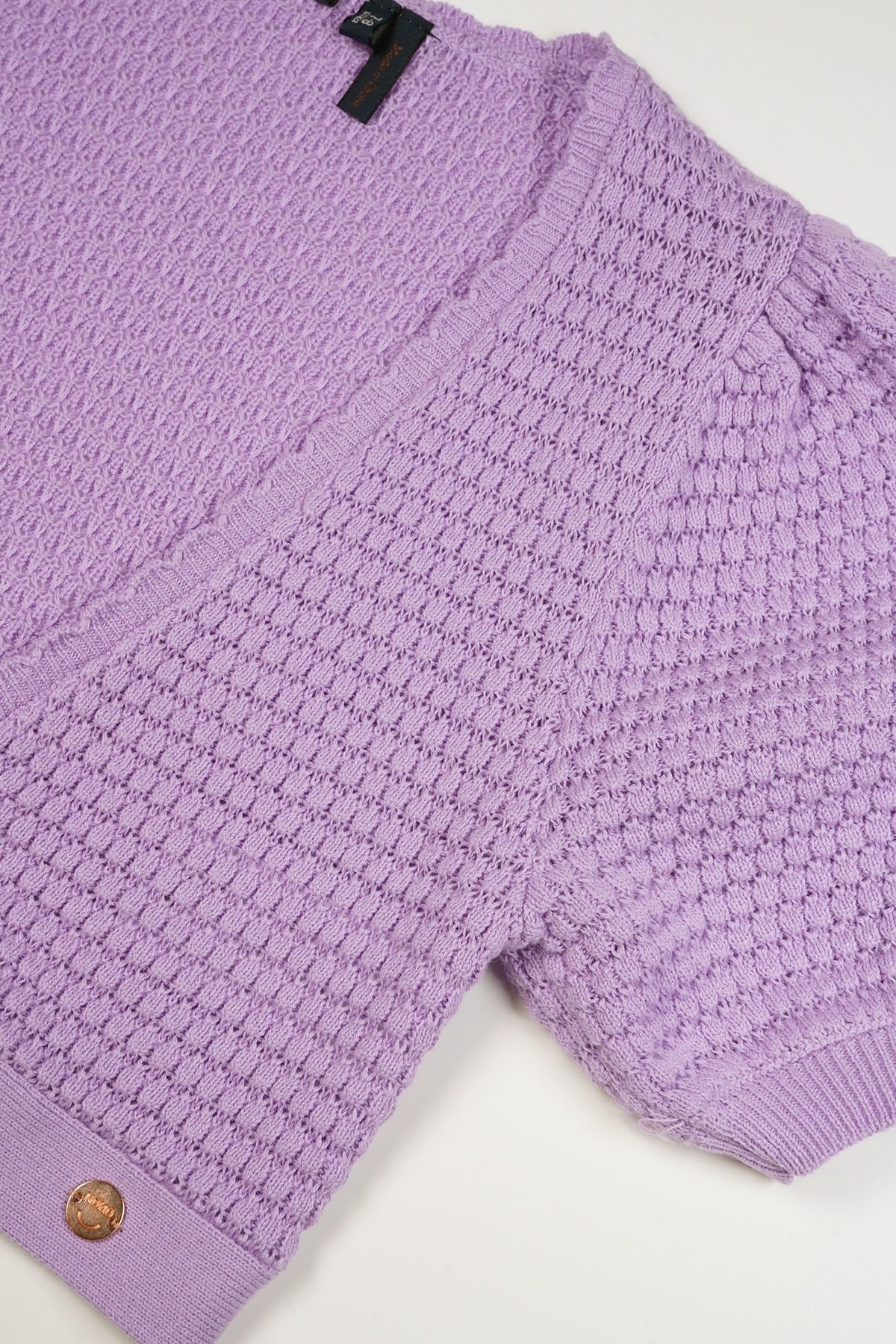 Azra Wrap Crop Vest Lilac