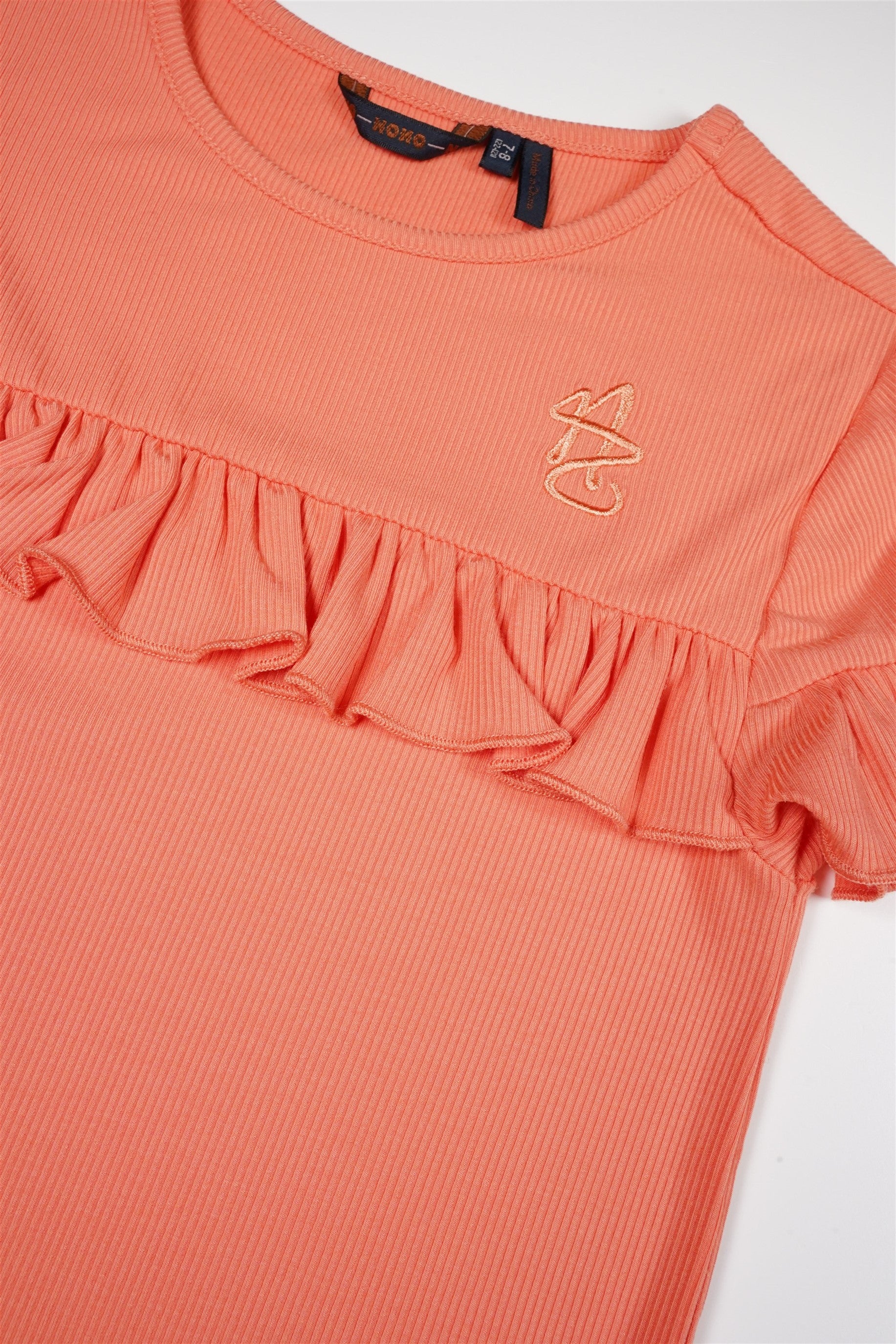 Kovan Rib Jersey Tshirt Coral