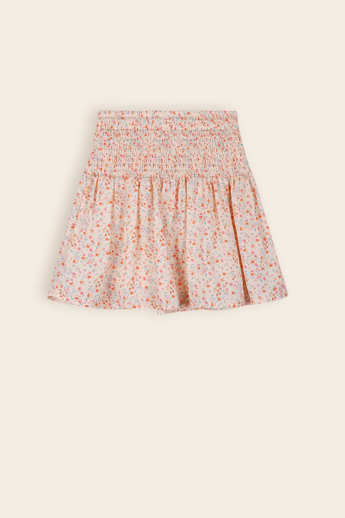 Nami Floral Skirt Ivory