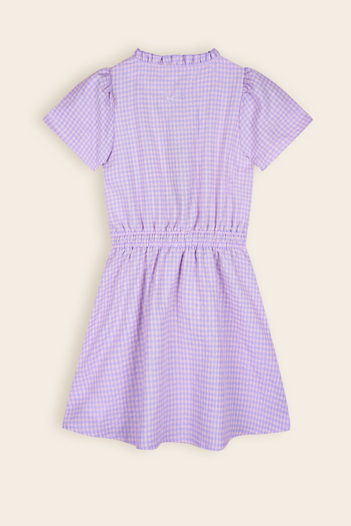 Monet Pepita Check Dress Lilac