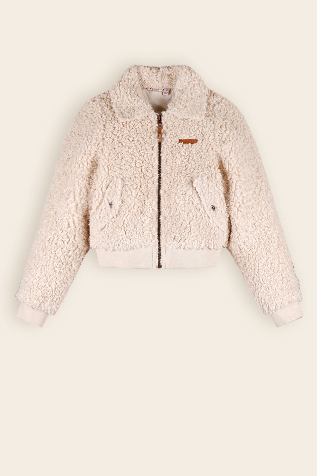 Dovy Curly Fur Inner Coat Ivory