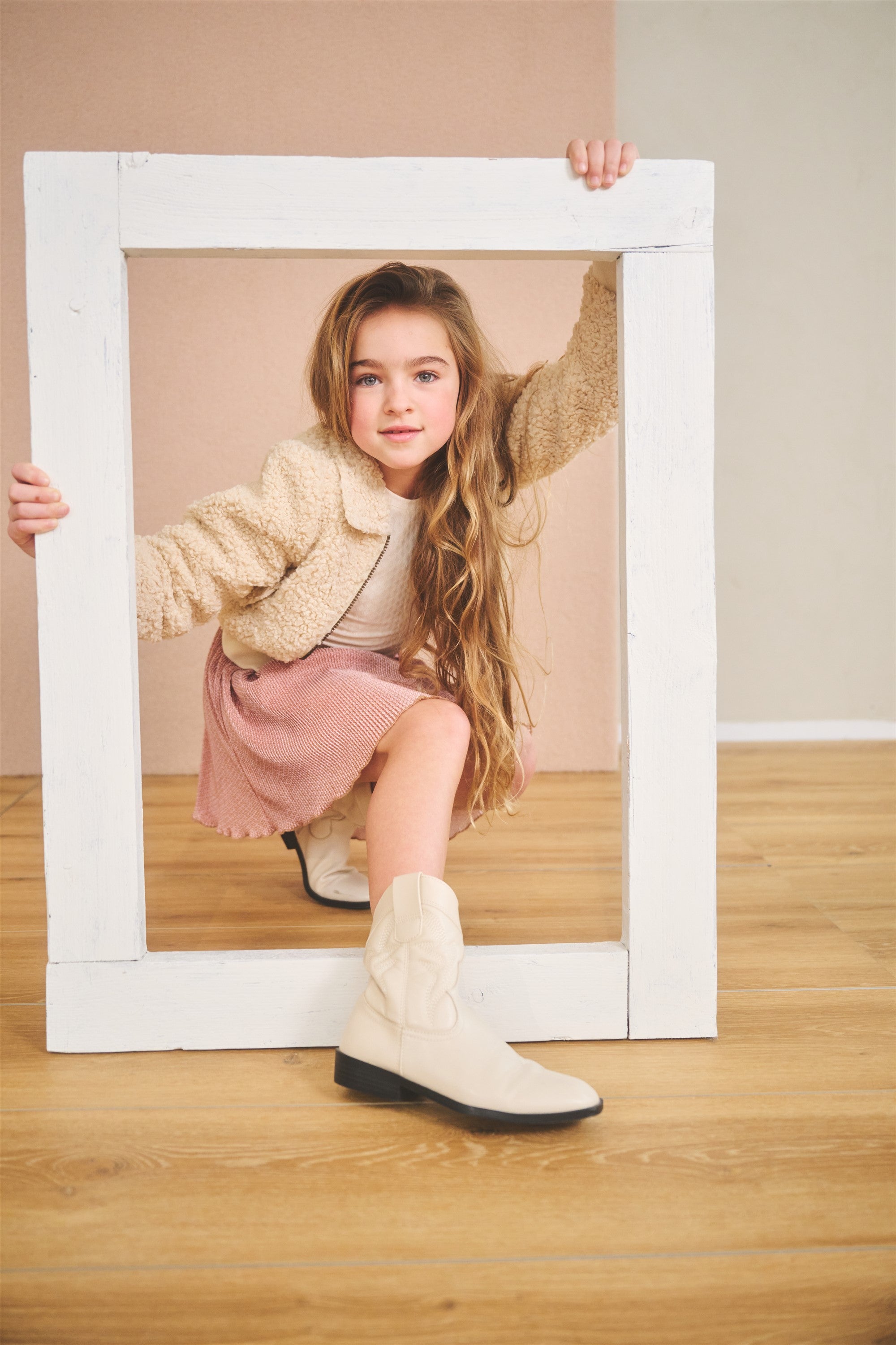 Dovy Curly Fur Inner Coat Ivory