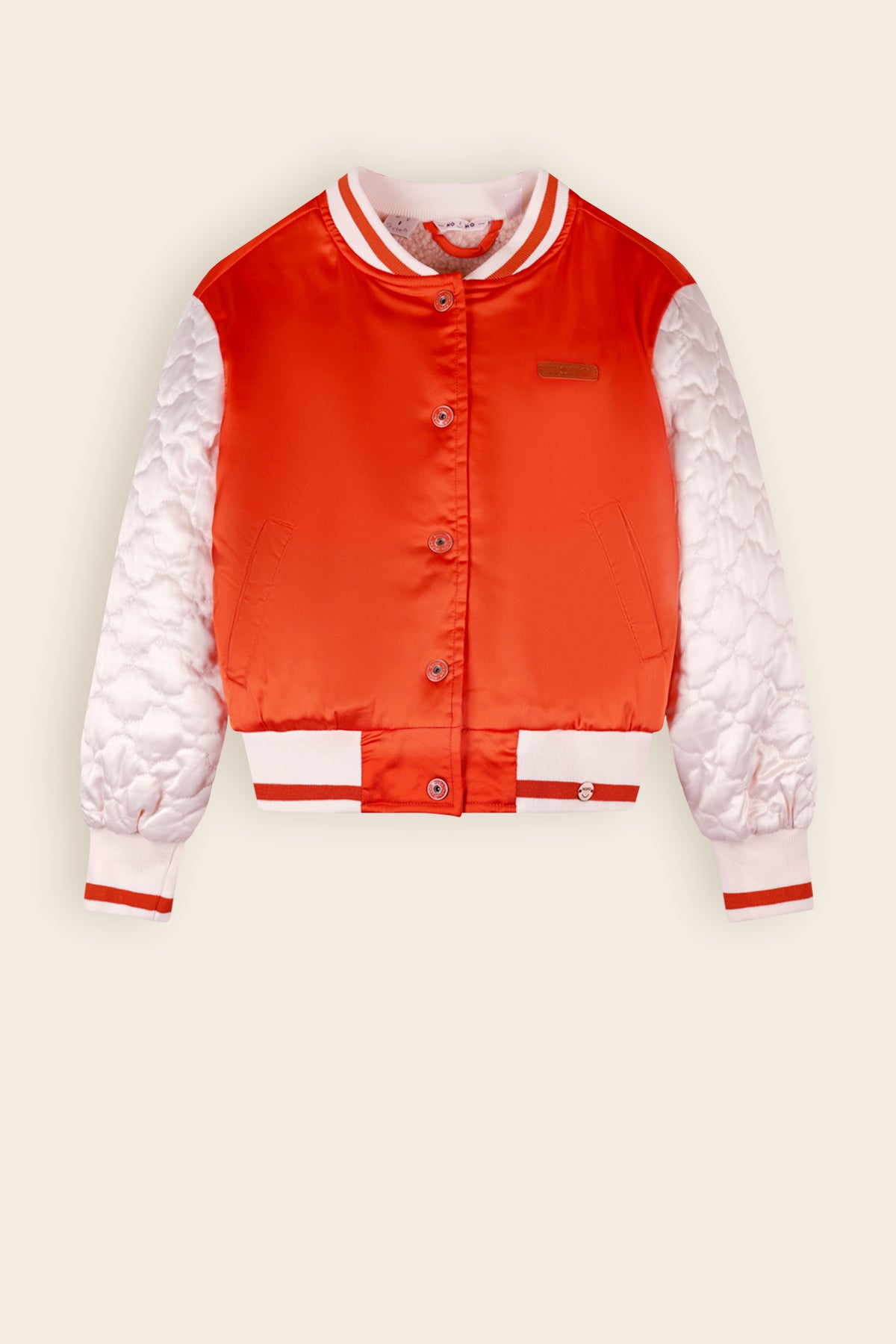 Darsy Varsity Satin Inner Jacket Red