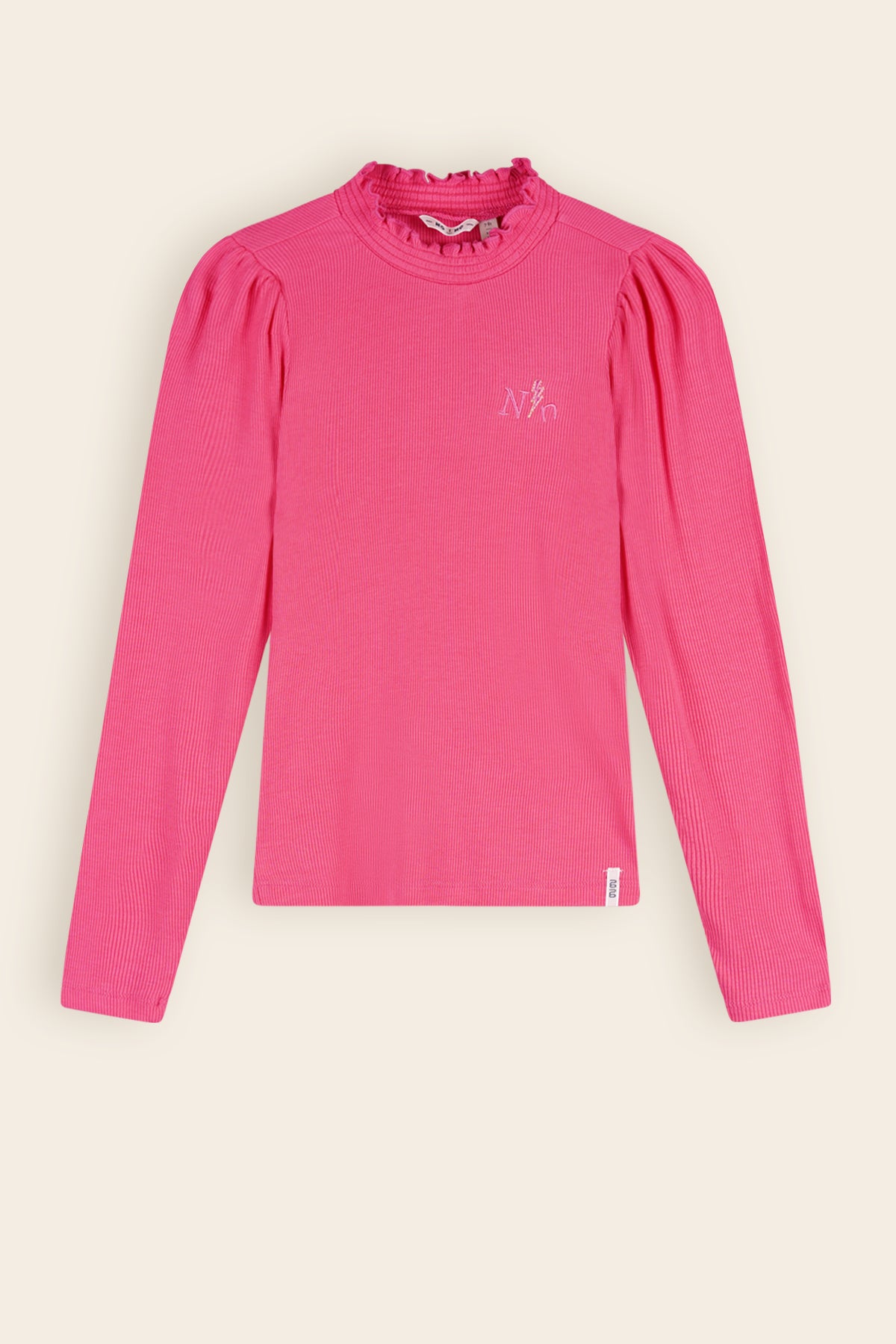 Koss Rib Jersey Tshirt Roze