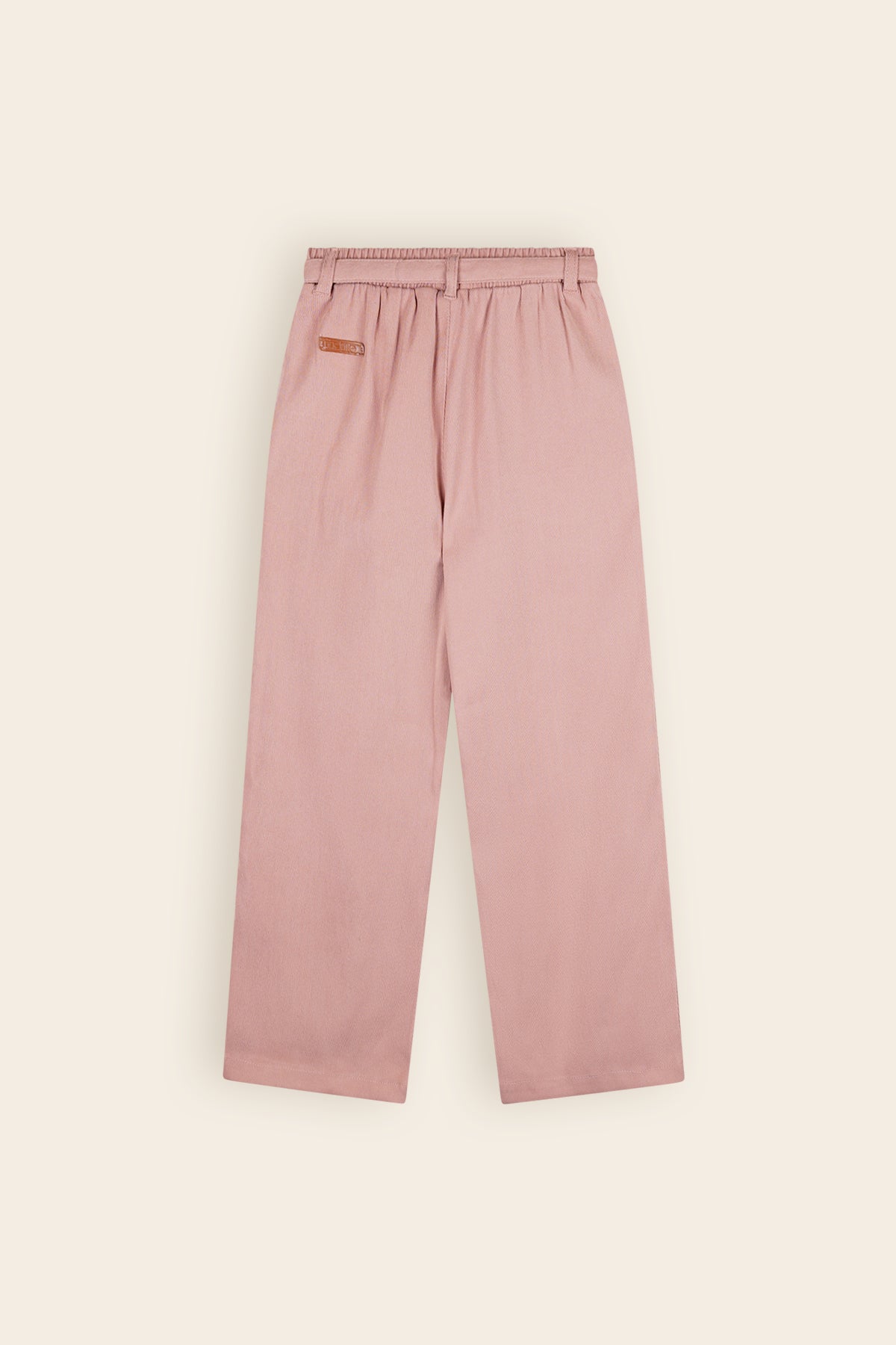 Sayla Twill Palazzo Broek Oud Roze