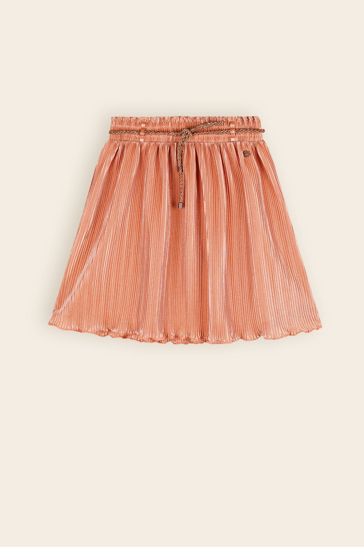 Nele Plissee Rok Peach