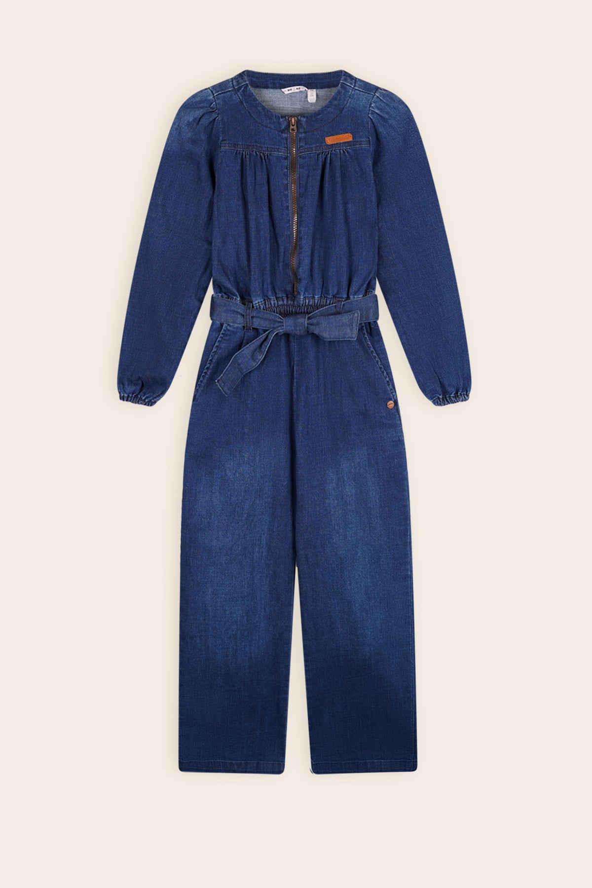 Sasal Light Weight Denim Jumpsuit Navy