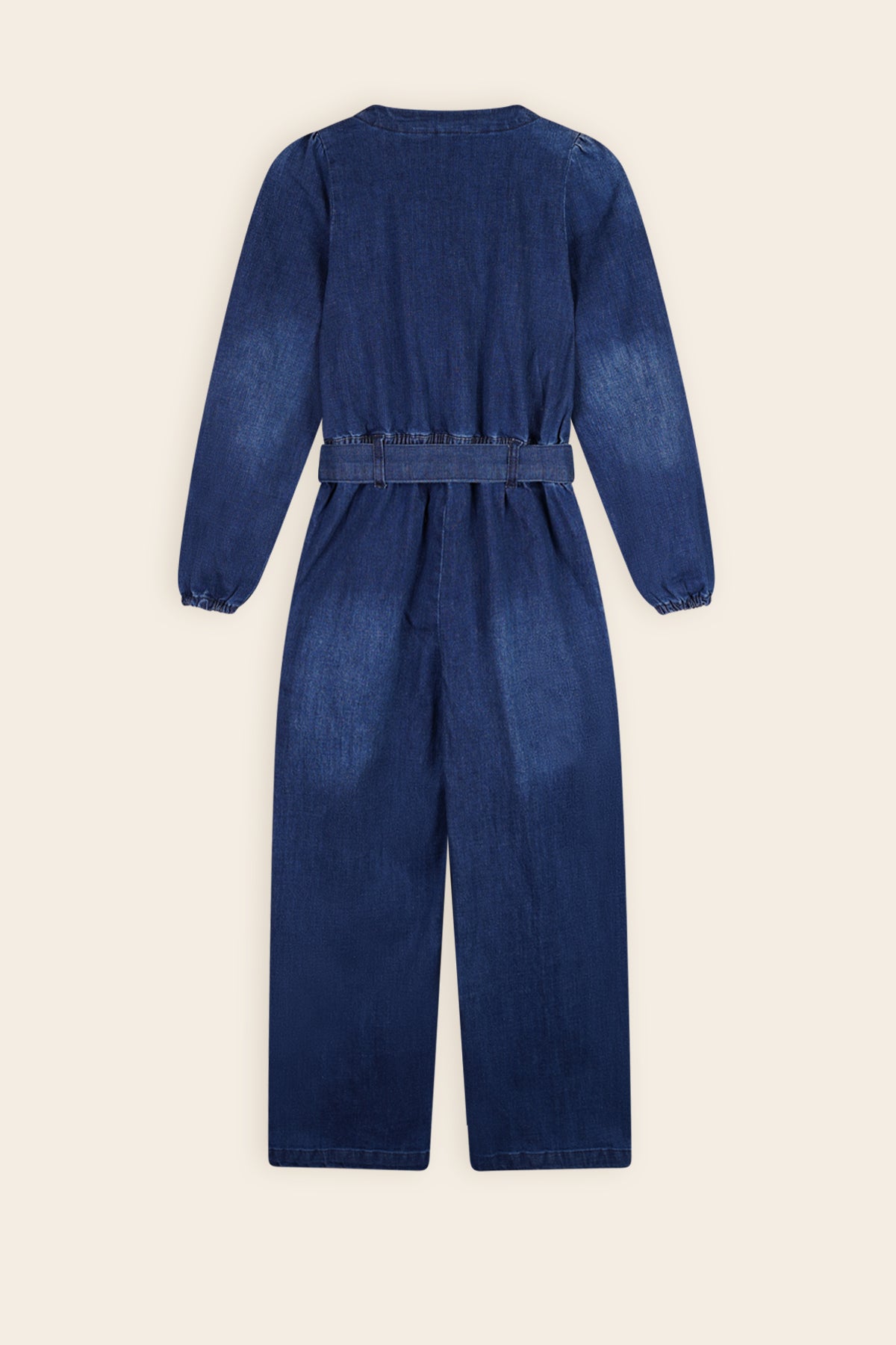 Sasal Light Weight Denim Jumpsuit Navy