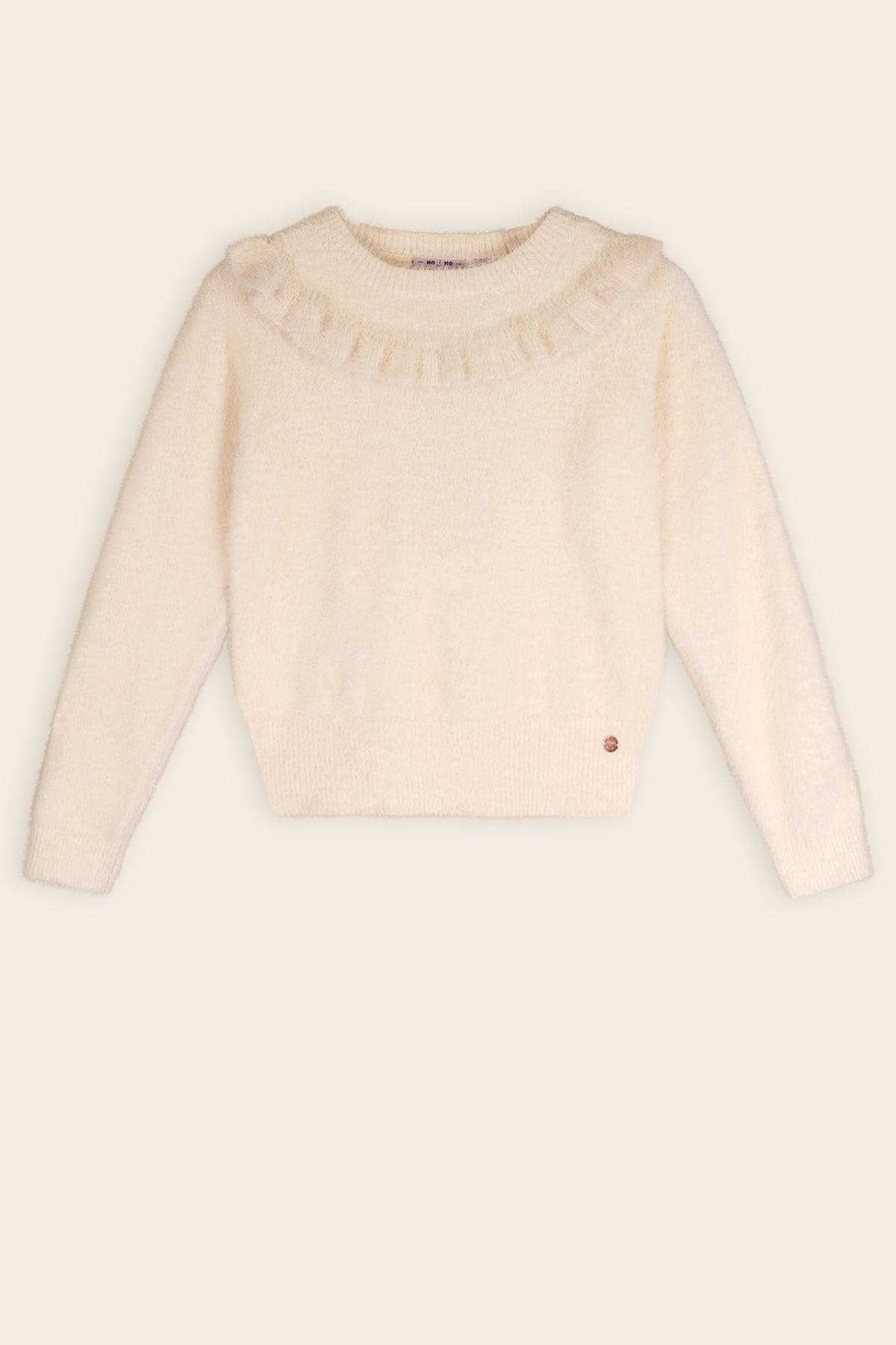 Ketan Zachte Gebreide Sweater Ivoor