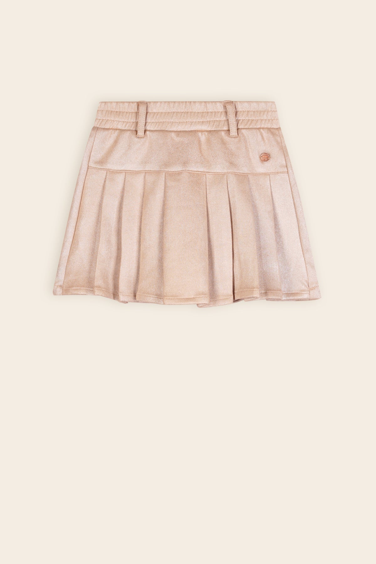 Sella Suede Skort Licht Goud