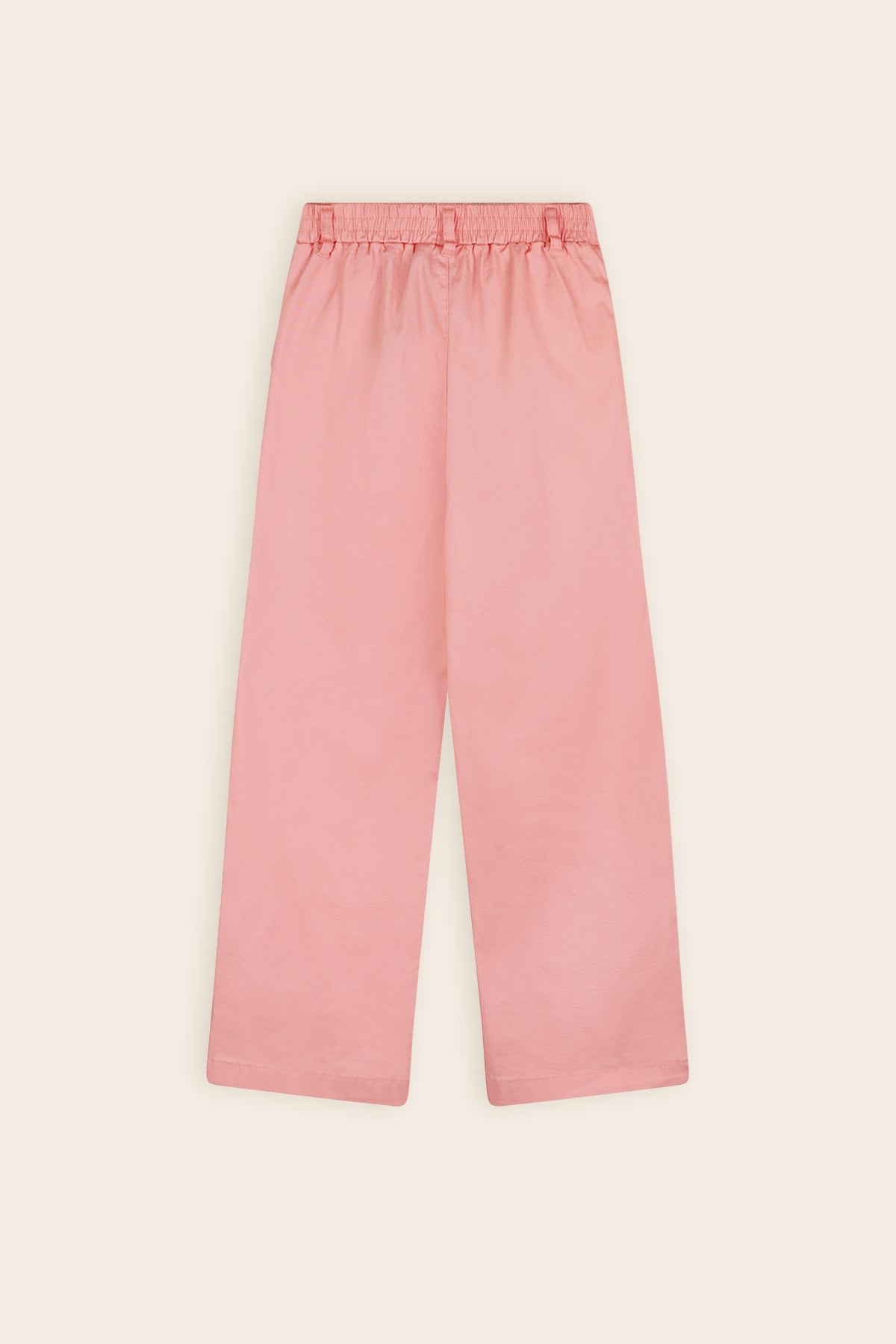 Sayla Palazzo Stretch Twill Broek Rose