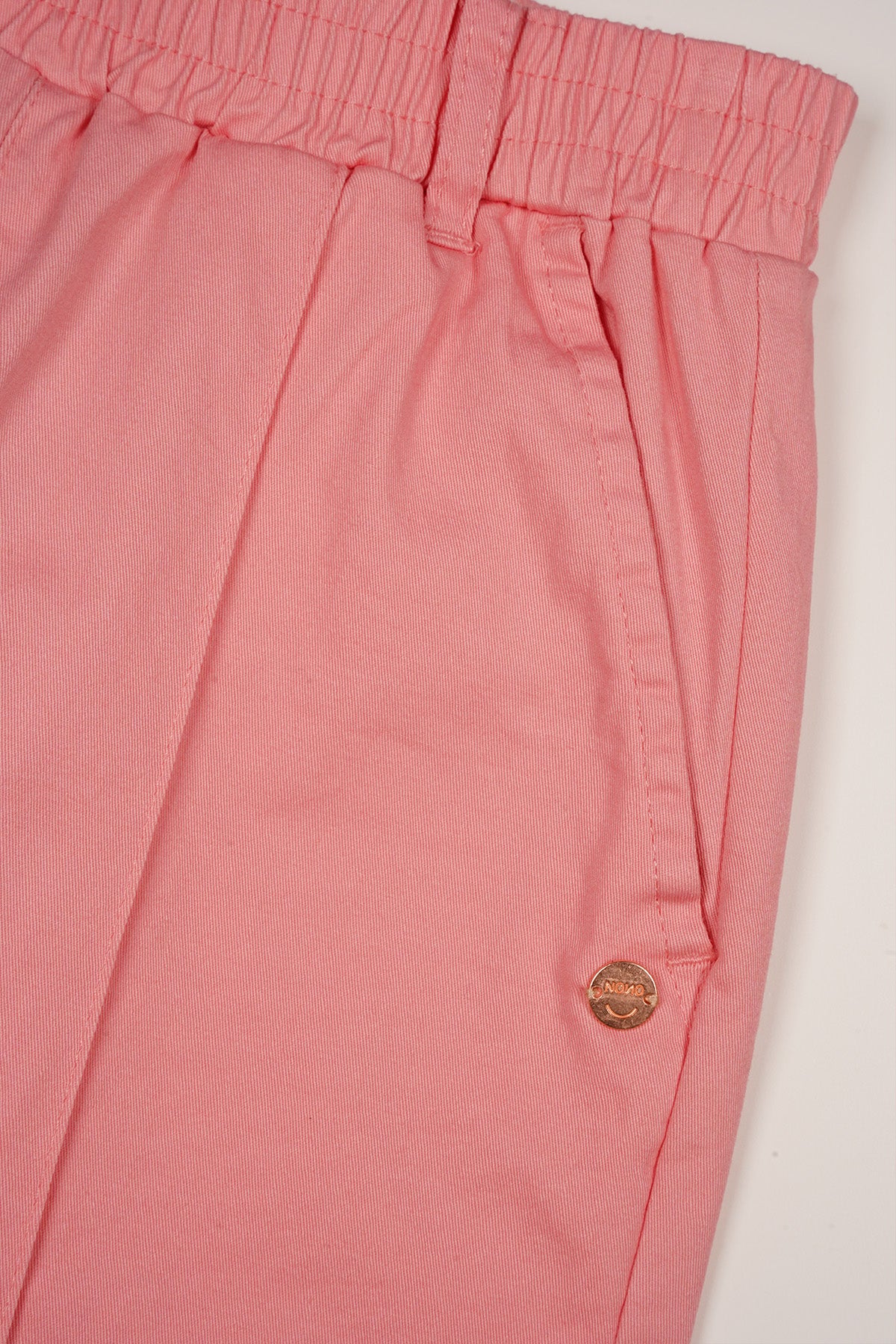 Sayla Palazzo Stretch Twill Broek Rose