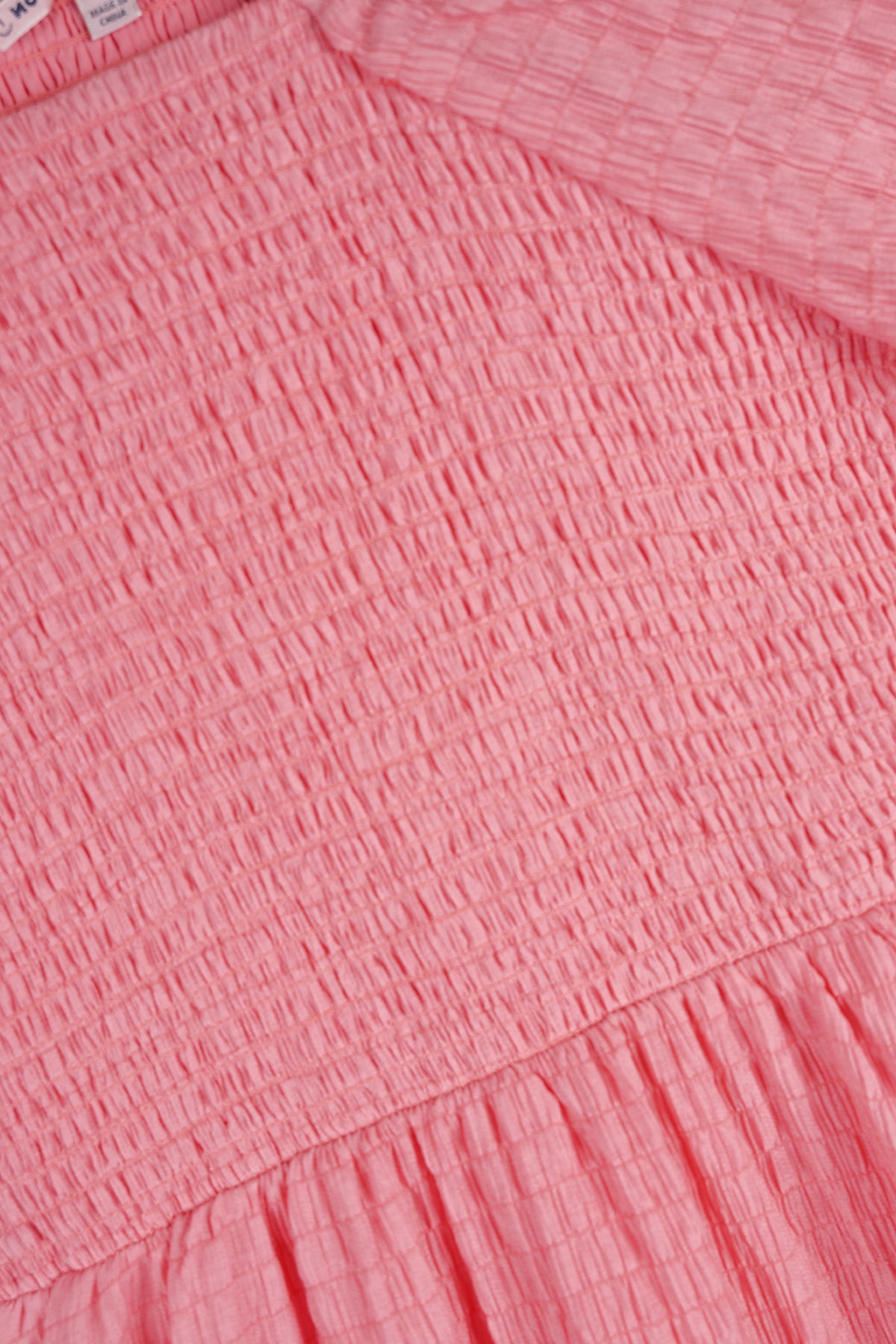 Malia Seersucker Jurk Rose