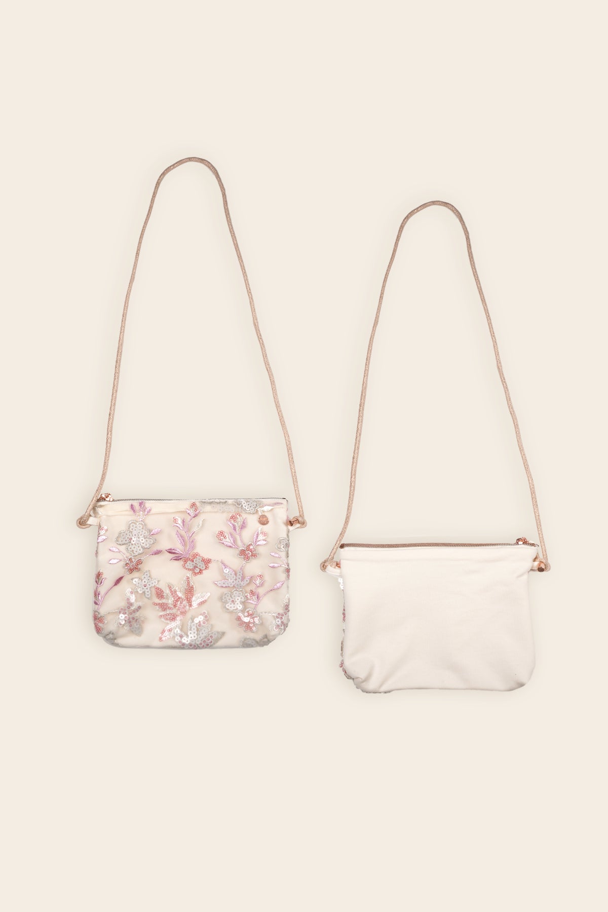 Bag Tas met Pailletten Rose