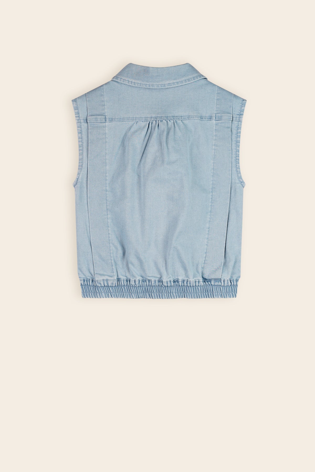 Dock Denim Gilet Blauw