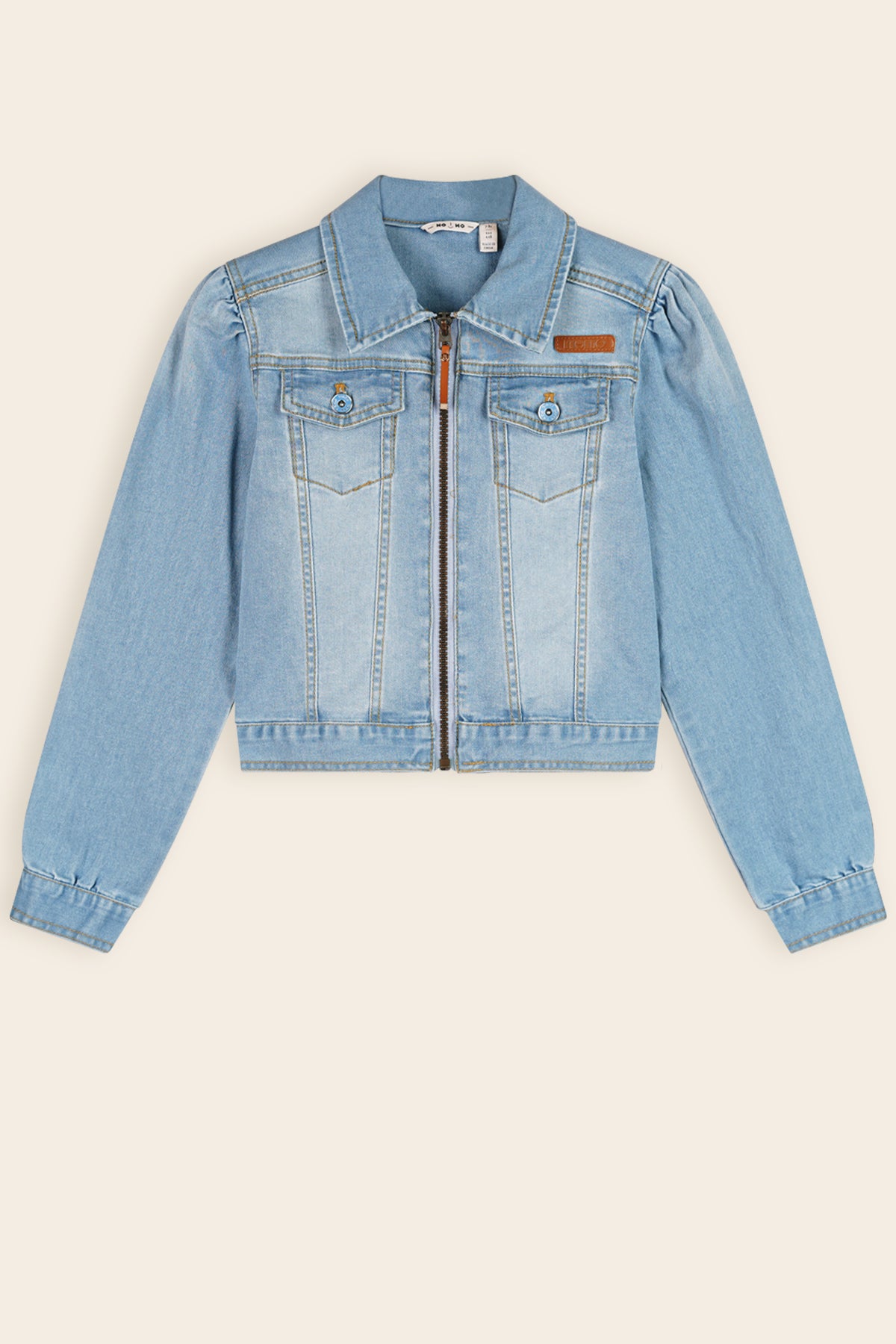 Donet Denim Jas Blauw