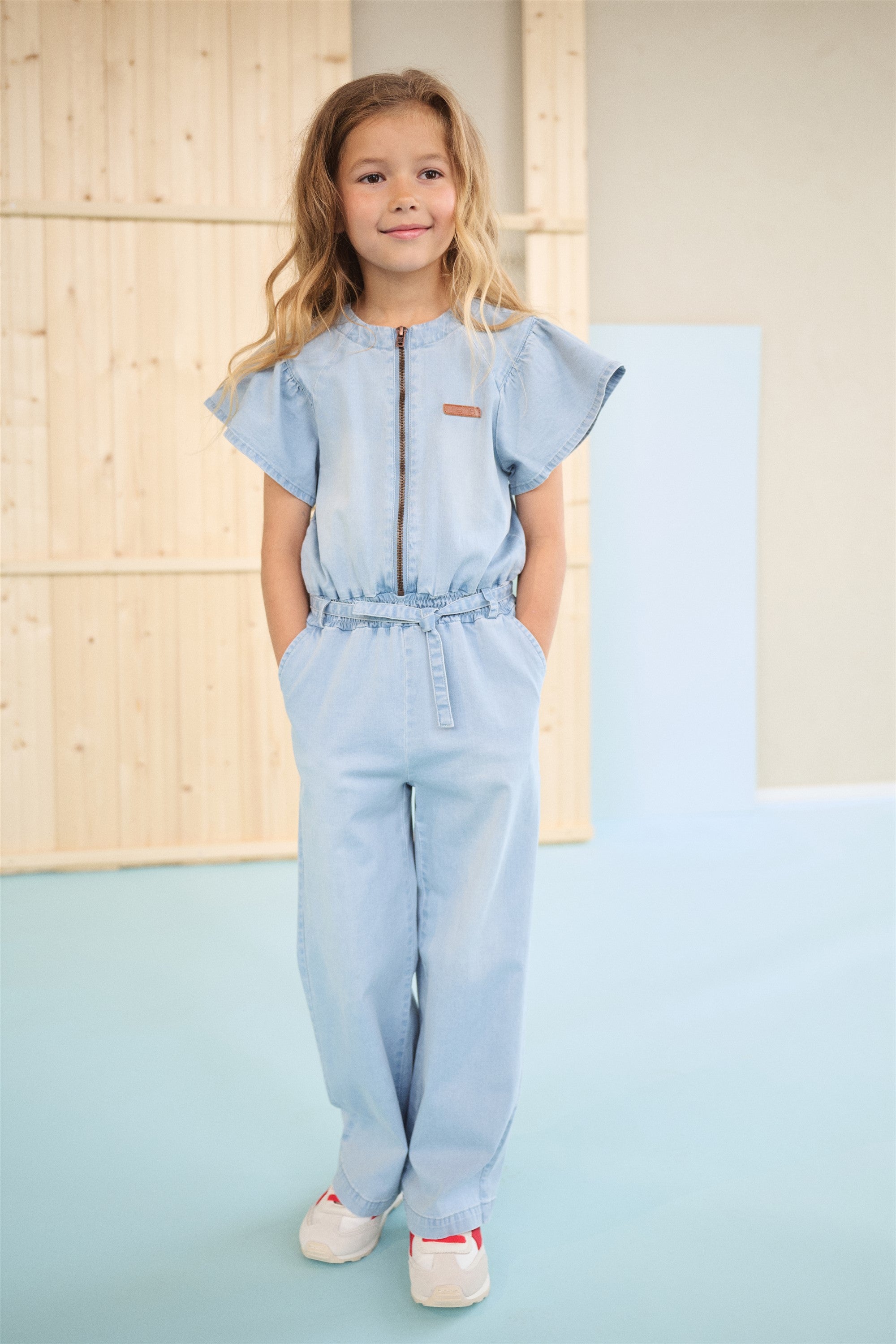 Sammy Jumpsuit Denim Blauw