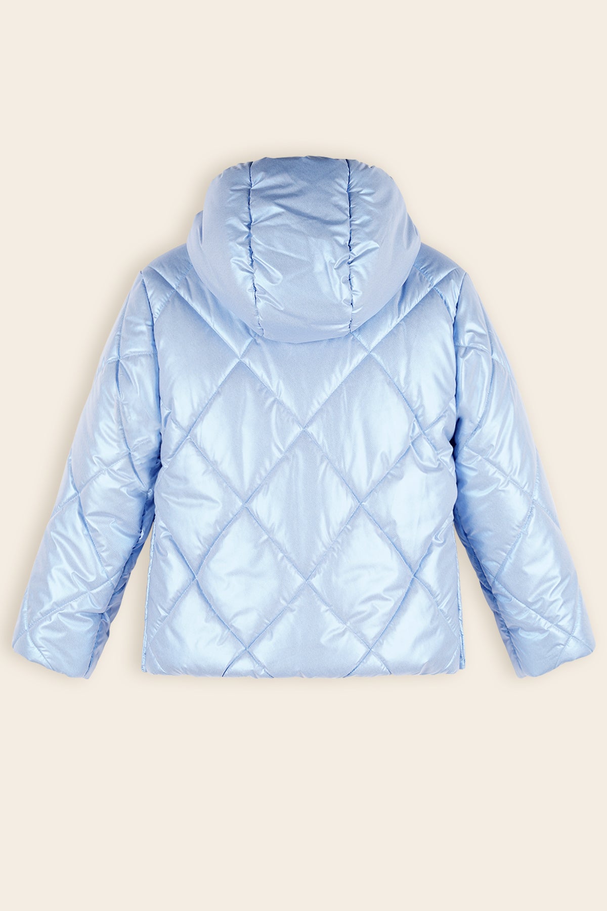 Button Winterjas Blauw