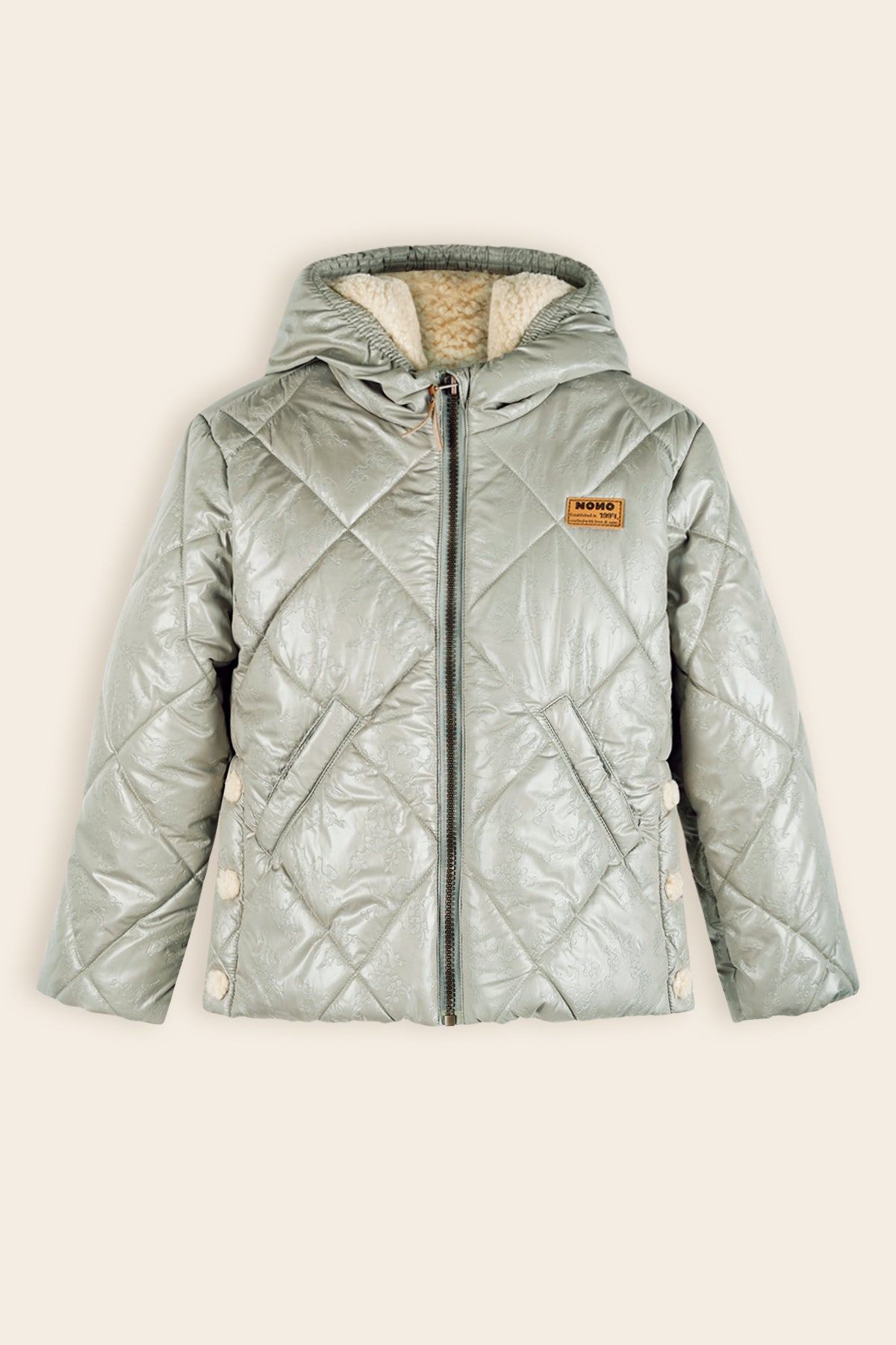 Button Winterjas Groen