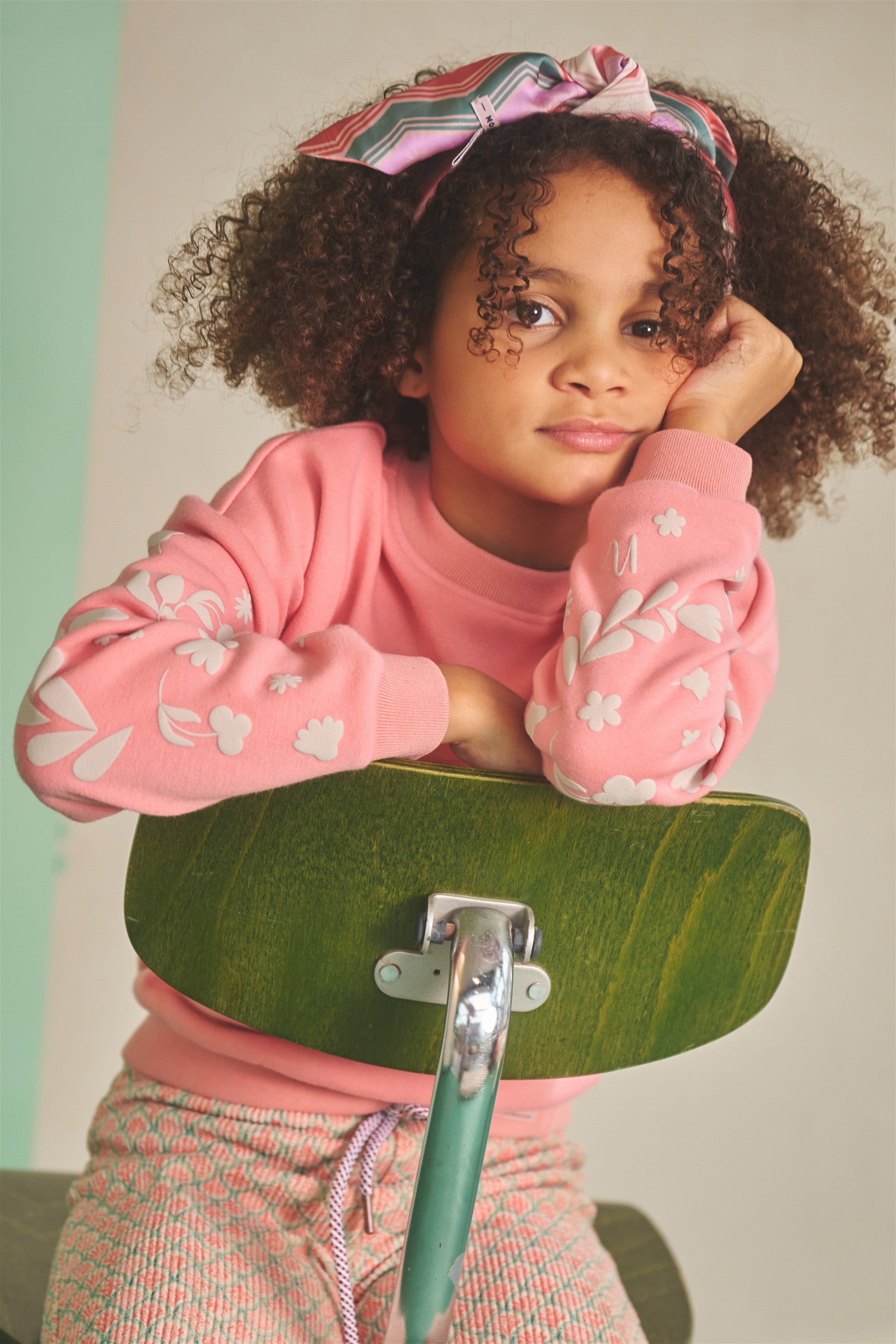 Konono Furry Sweater Roze