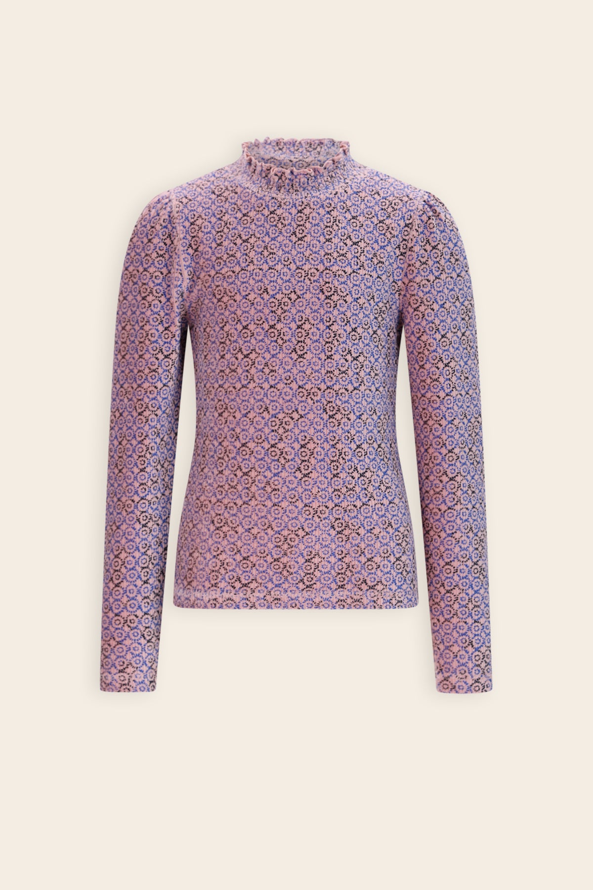 Koss RibJersey Top Blauw