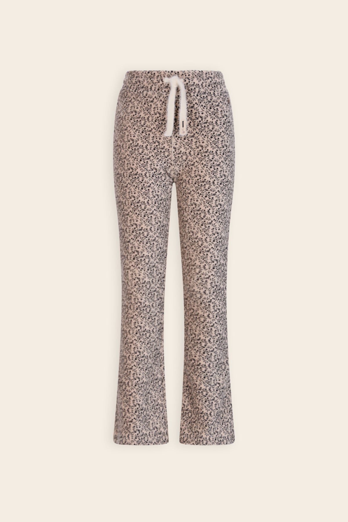 Sady Flared Zachte Rib Broek Ivoor