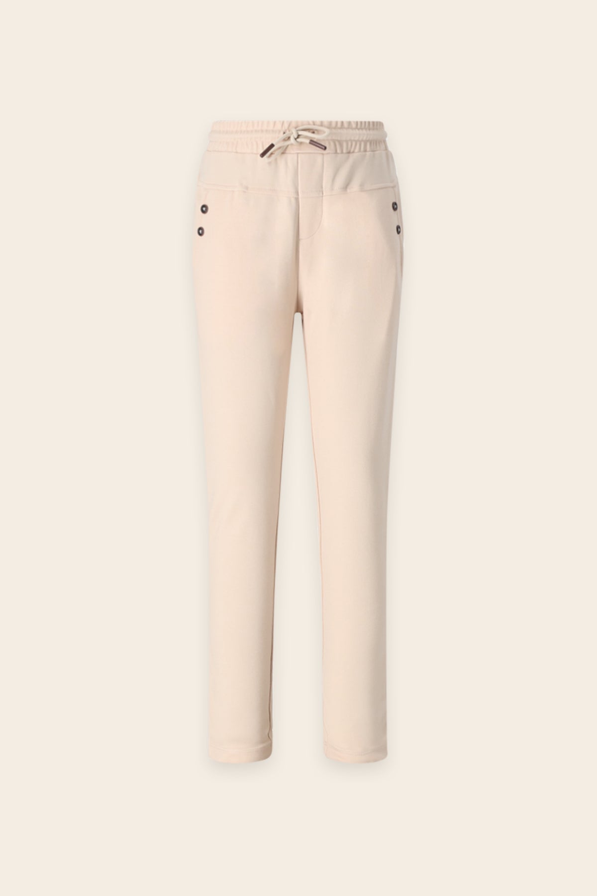 Snooze Zachte Slimfit Broek Zand