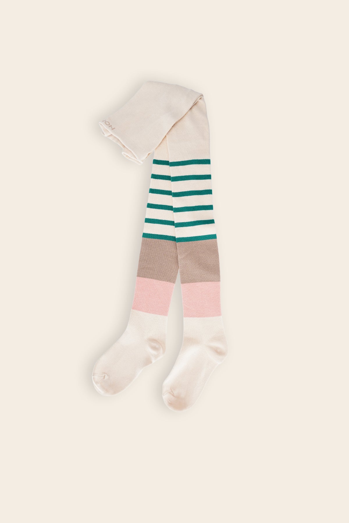 Rachel Gestreepte Maillot Zand