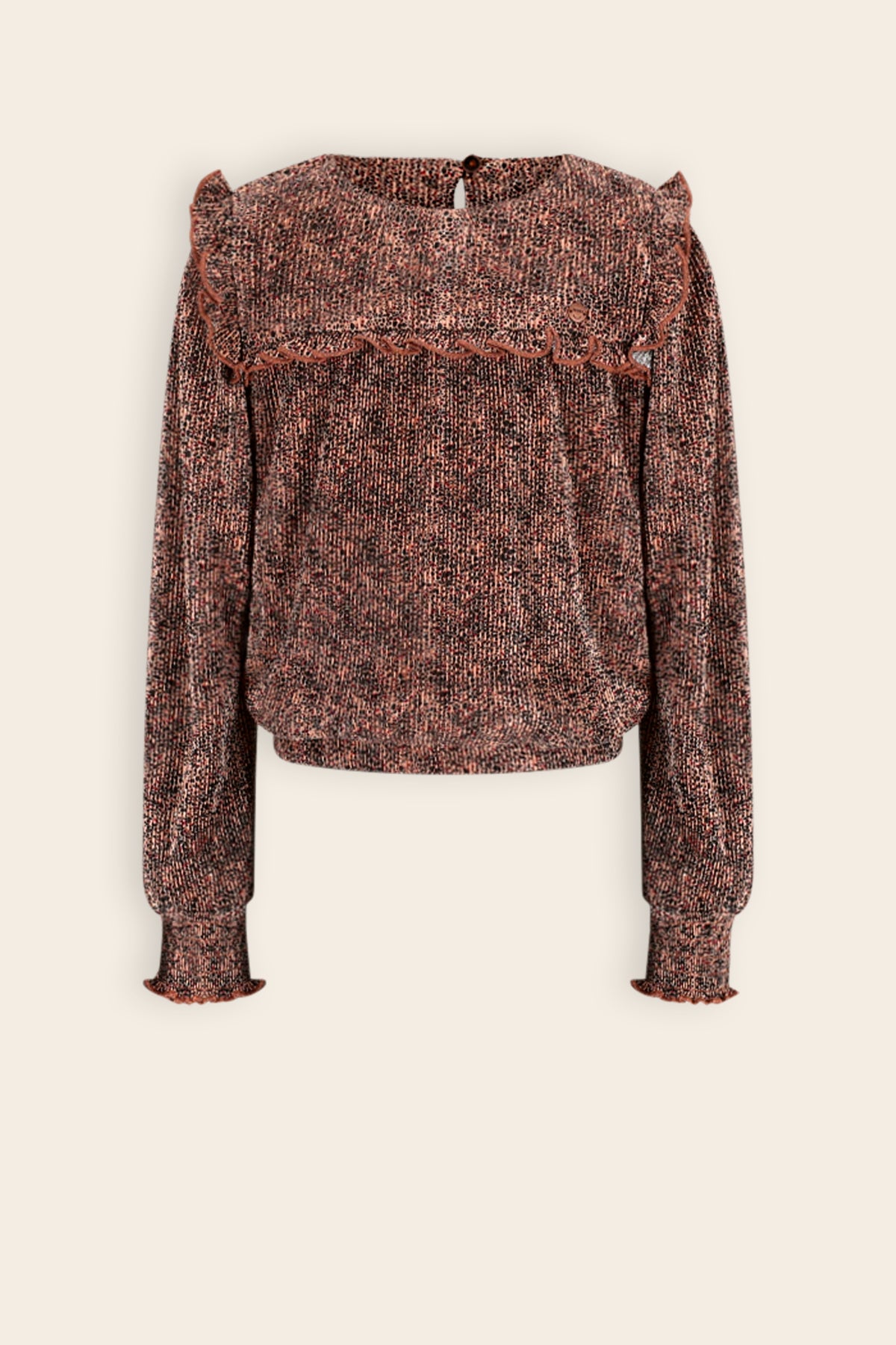 Tisja Plissee Blouse Taupe