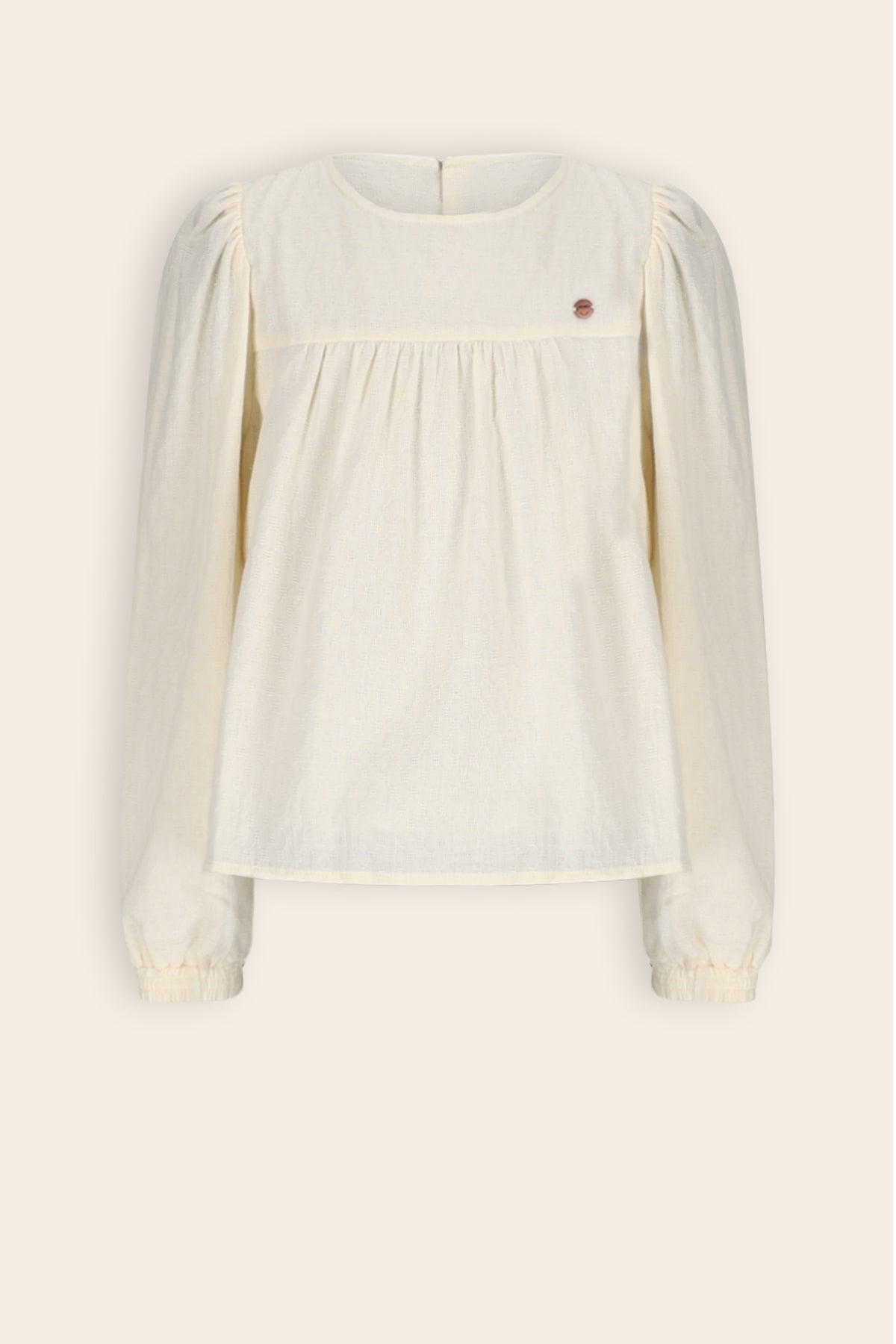 Tirzy Poplin Blouse Ivoor