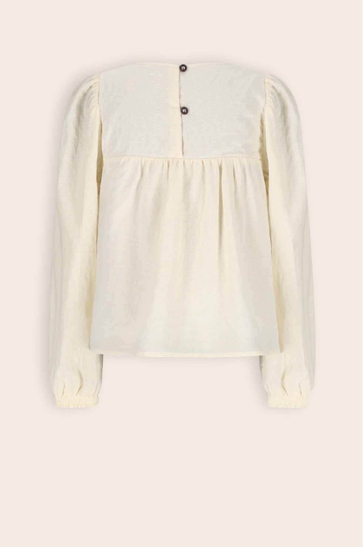 Tirzy Poplin Blouse Ivoor